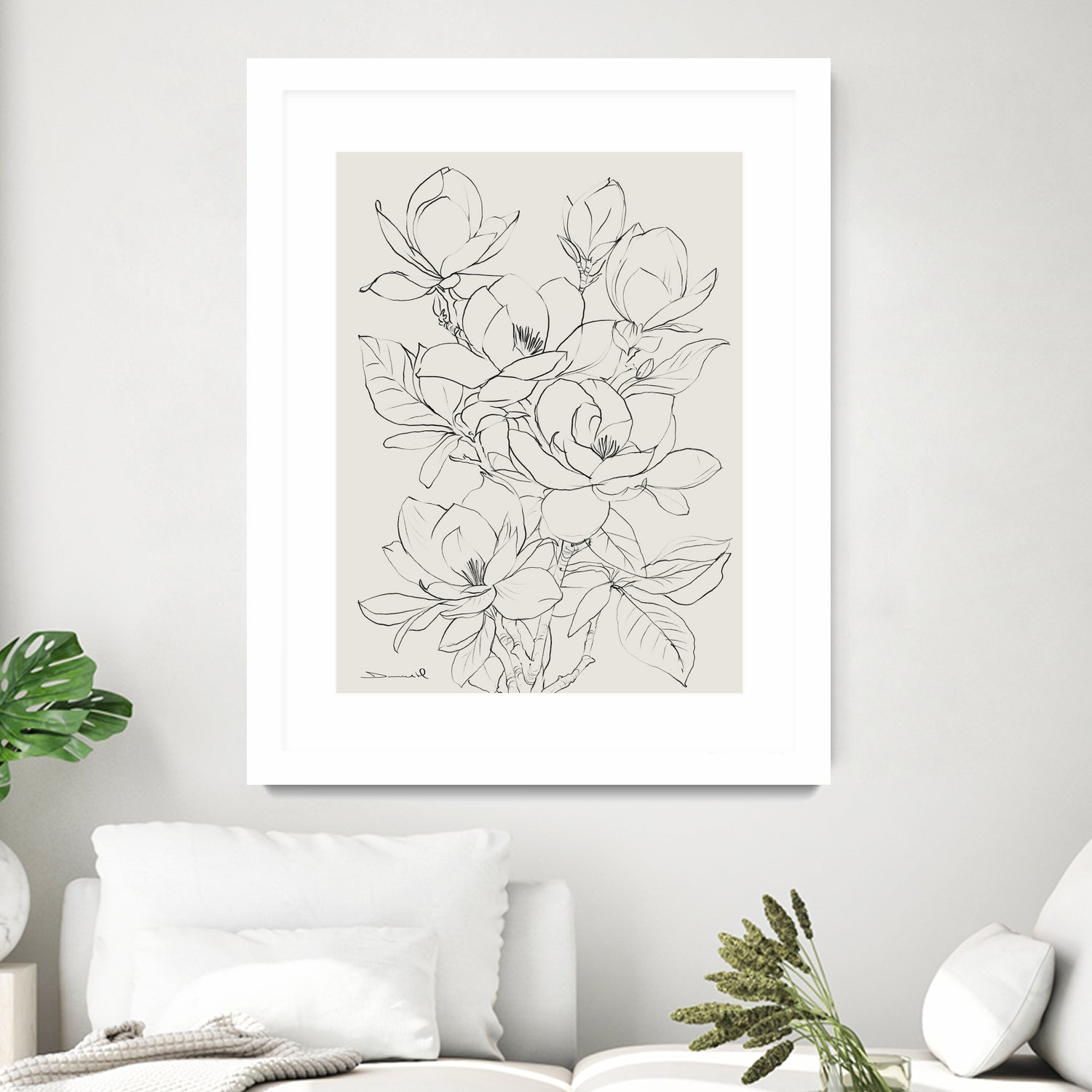Magnolia Tree by Dan Hobday on GIANT ART - flower flowers and plants flower