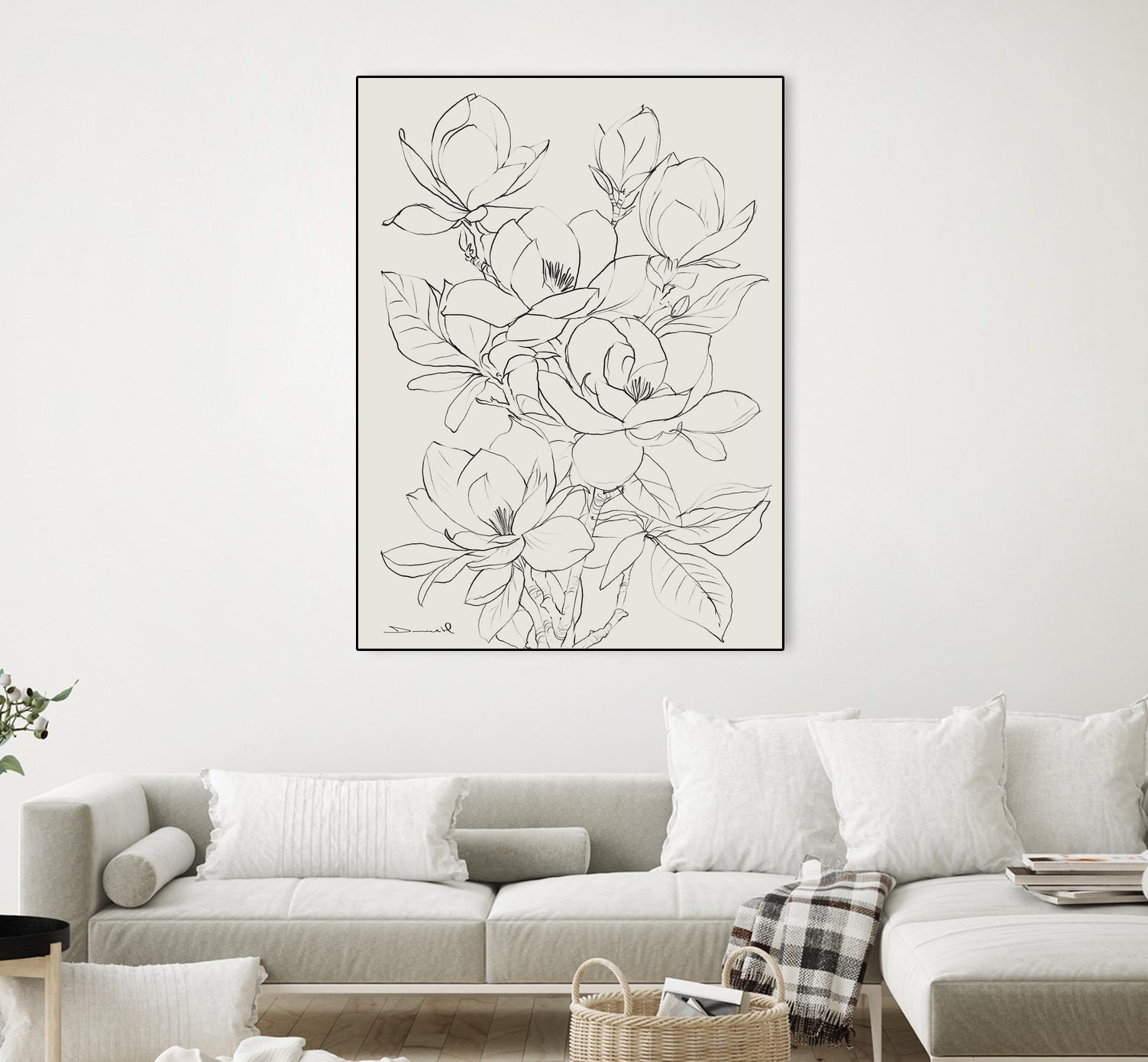 Magnolia Tree by Dan Hobday on GIANT ART - flower flowers and plants flower