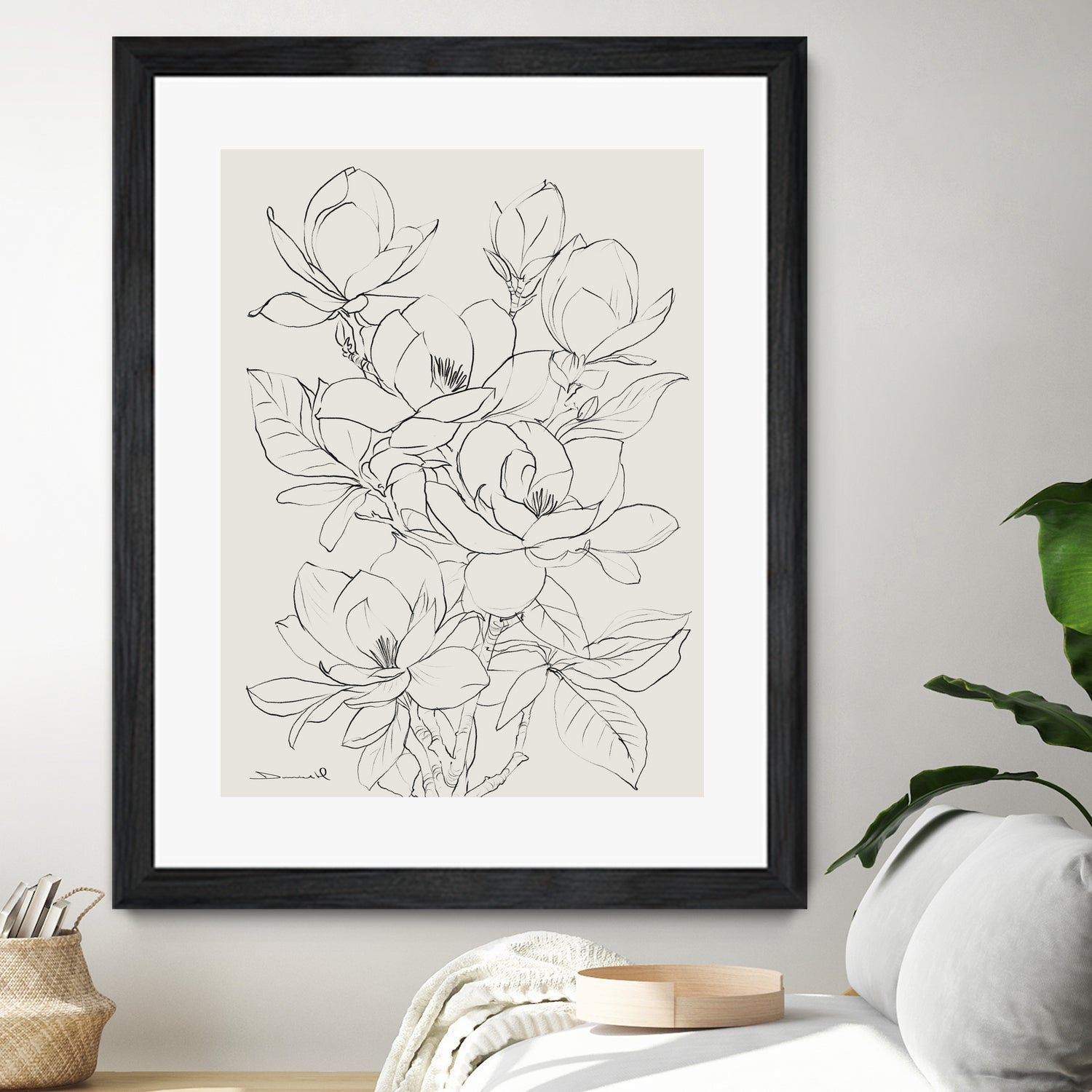 Magnolia Tree by Dan Hobday on GIANT ART - flower flowers and plants flower