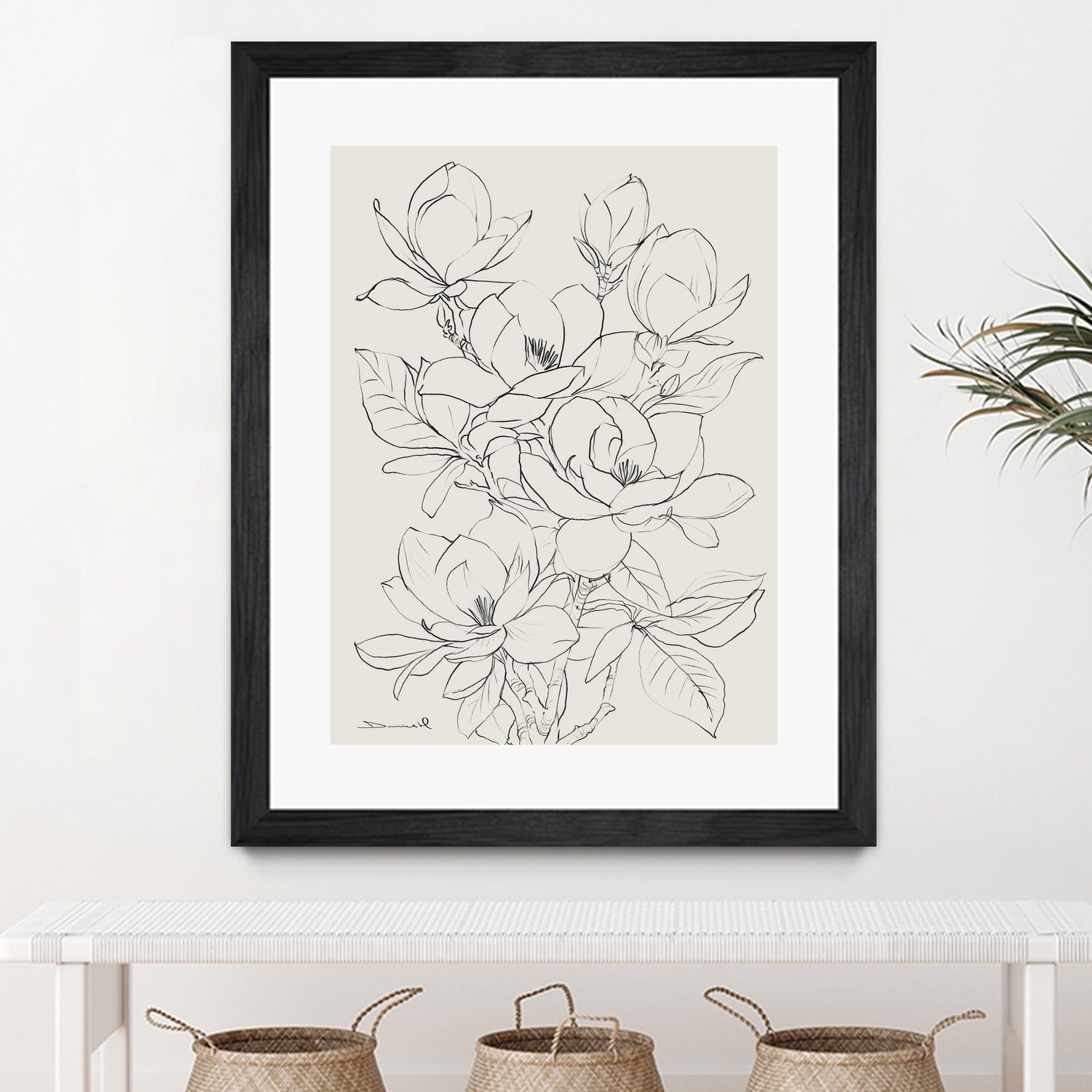 Magnolia Tree by Dan Hobday on GIANT ART - flower flowers and plants flower