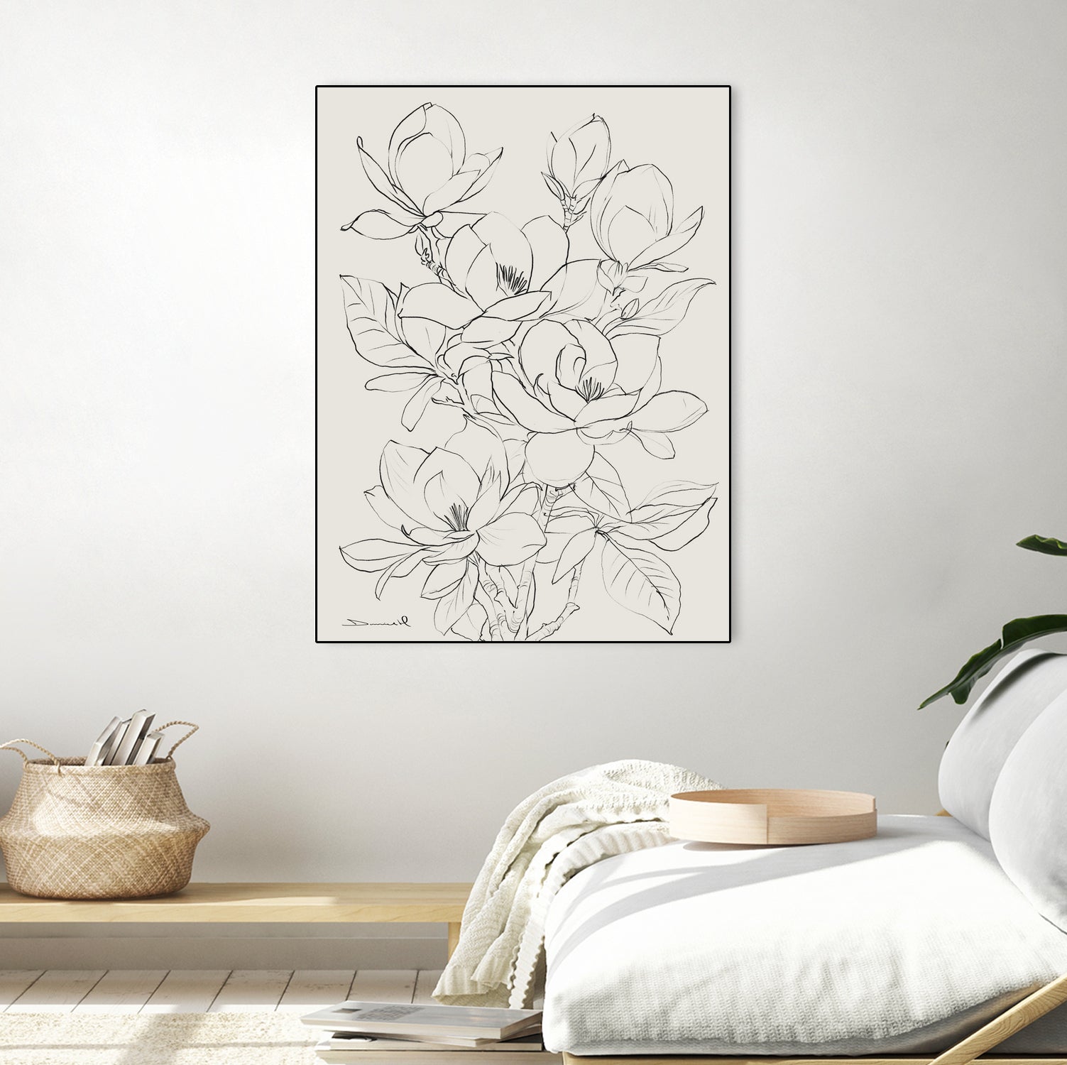 Magnolia Tree by Dan Hobday on GIANT ART - flower flowers and plants flower