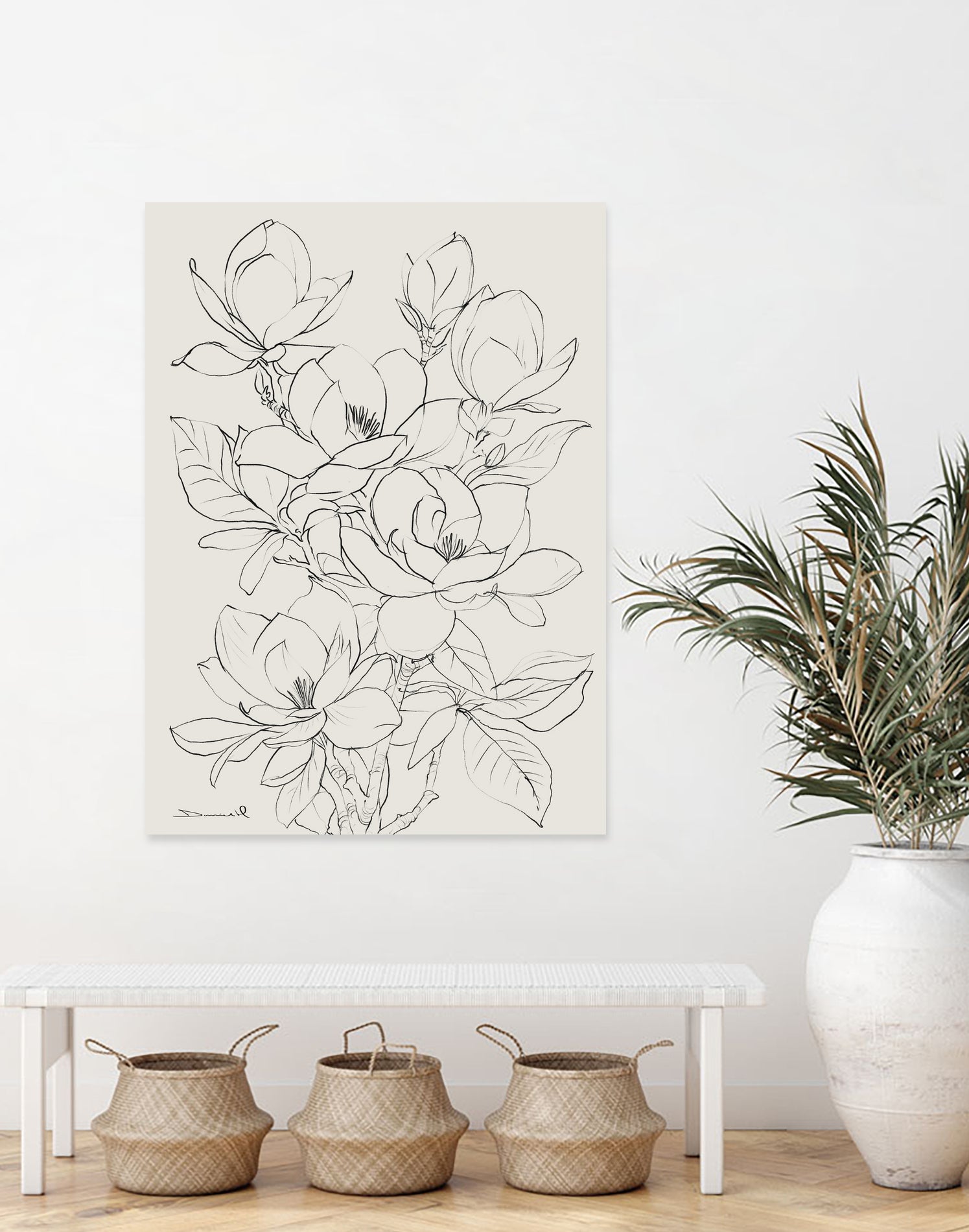 Magnolia Tree by Dan Hobday on GIANT ART - flower flowers and plants flower