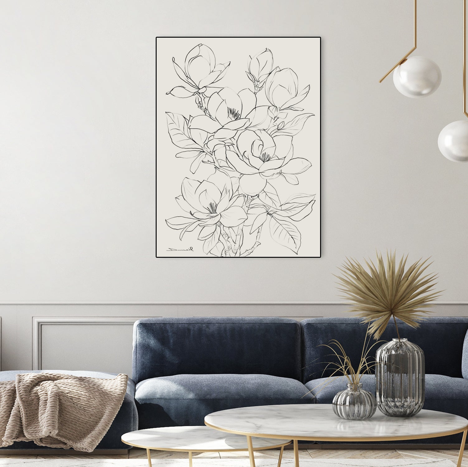 Magnolia Tree by Dan Hobday on GIANT ART - flower flowers and plants flower