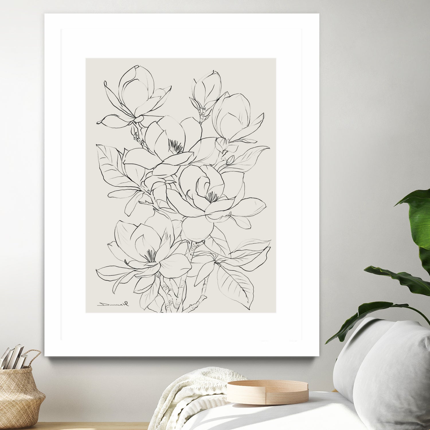 Magnolia Tree by Dan Hobday on GIANT ART - flower flowers and plants flower