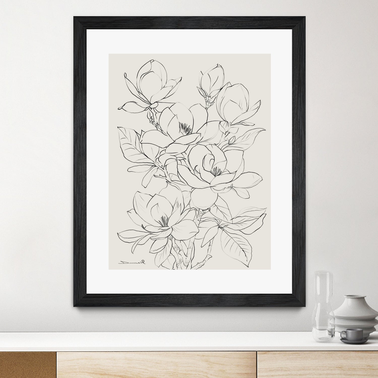 Magnolia Tree by Dan Hobday on GIANT ART - flower flowers and plants flower