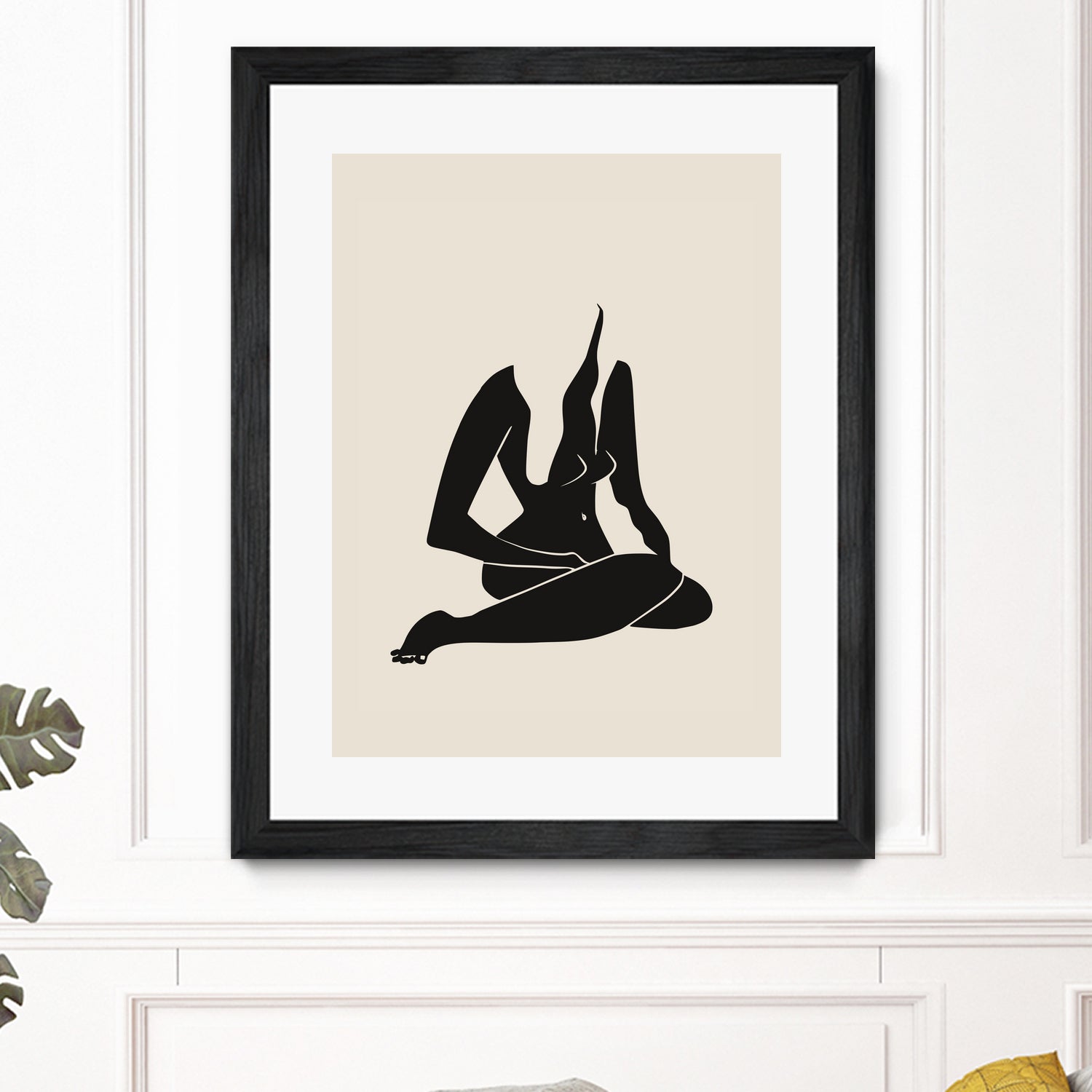 Long Hair Nude In Black by Little Dean on GIANT ART - 7200 illustration