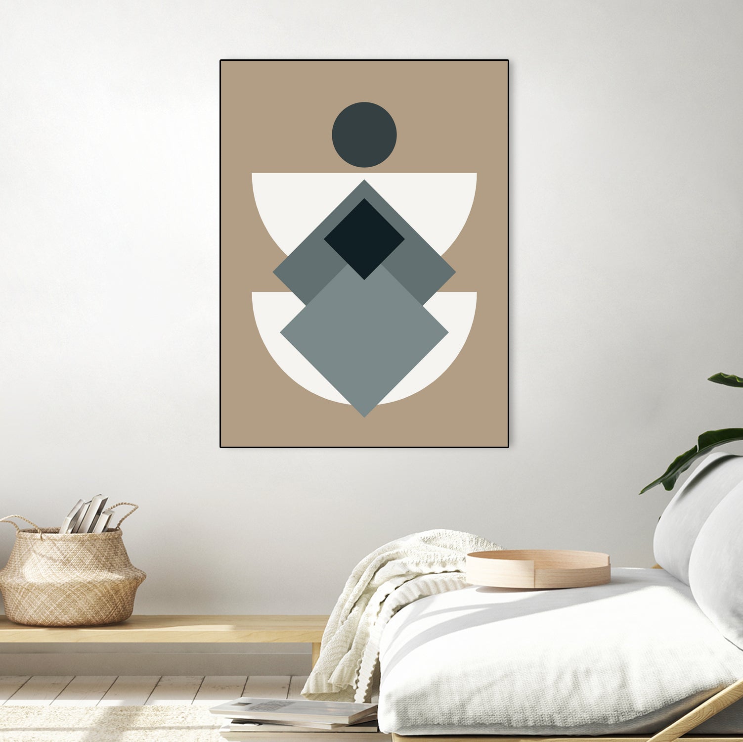 Mid Century In Greys by Little Dean on GIANT ART - abstract abstract