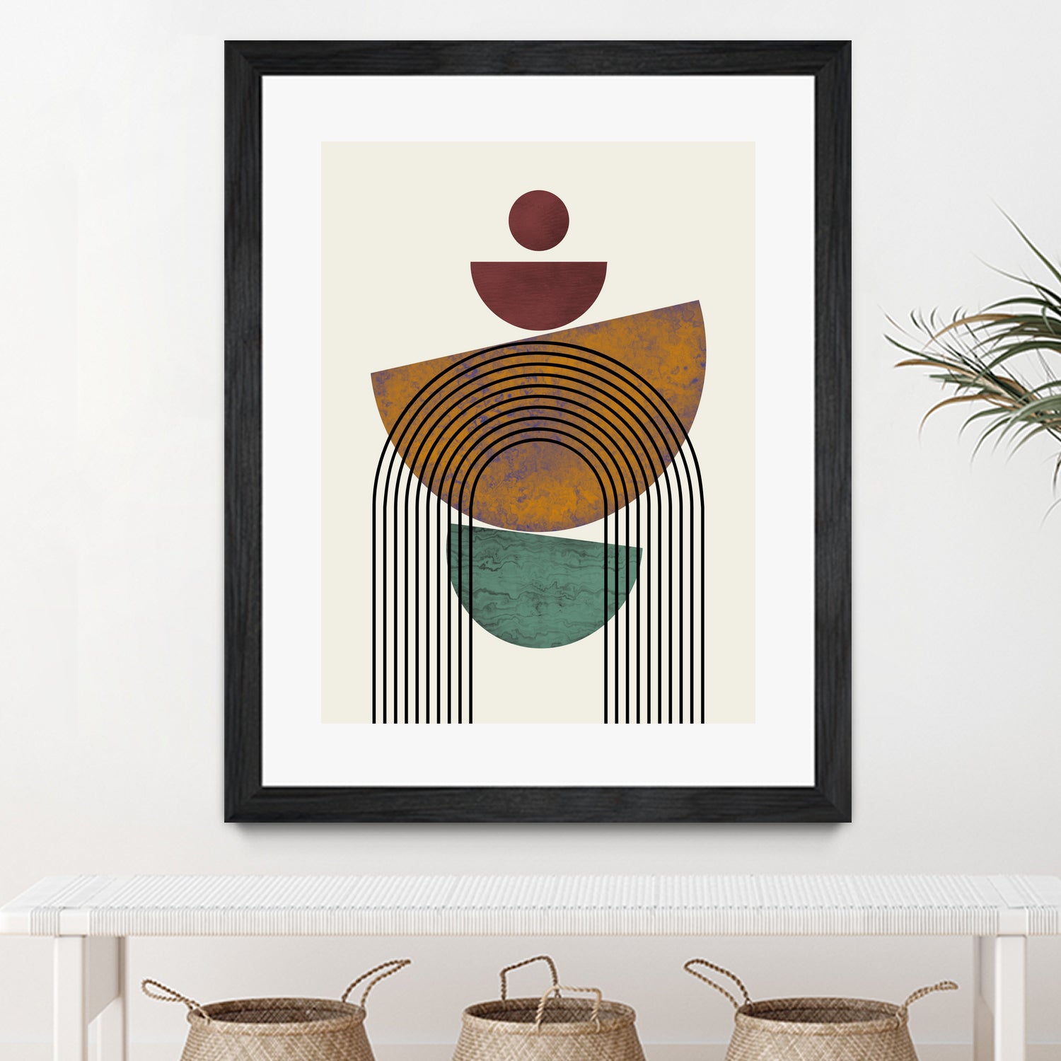 Textured Mid Century Composition by Little Dean on GIANT ART - illustration abstract wall art
