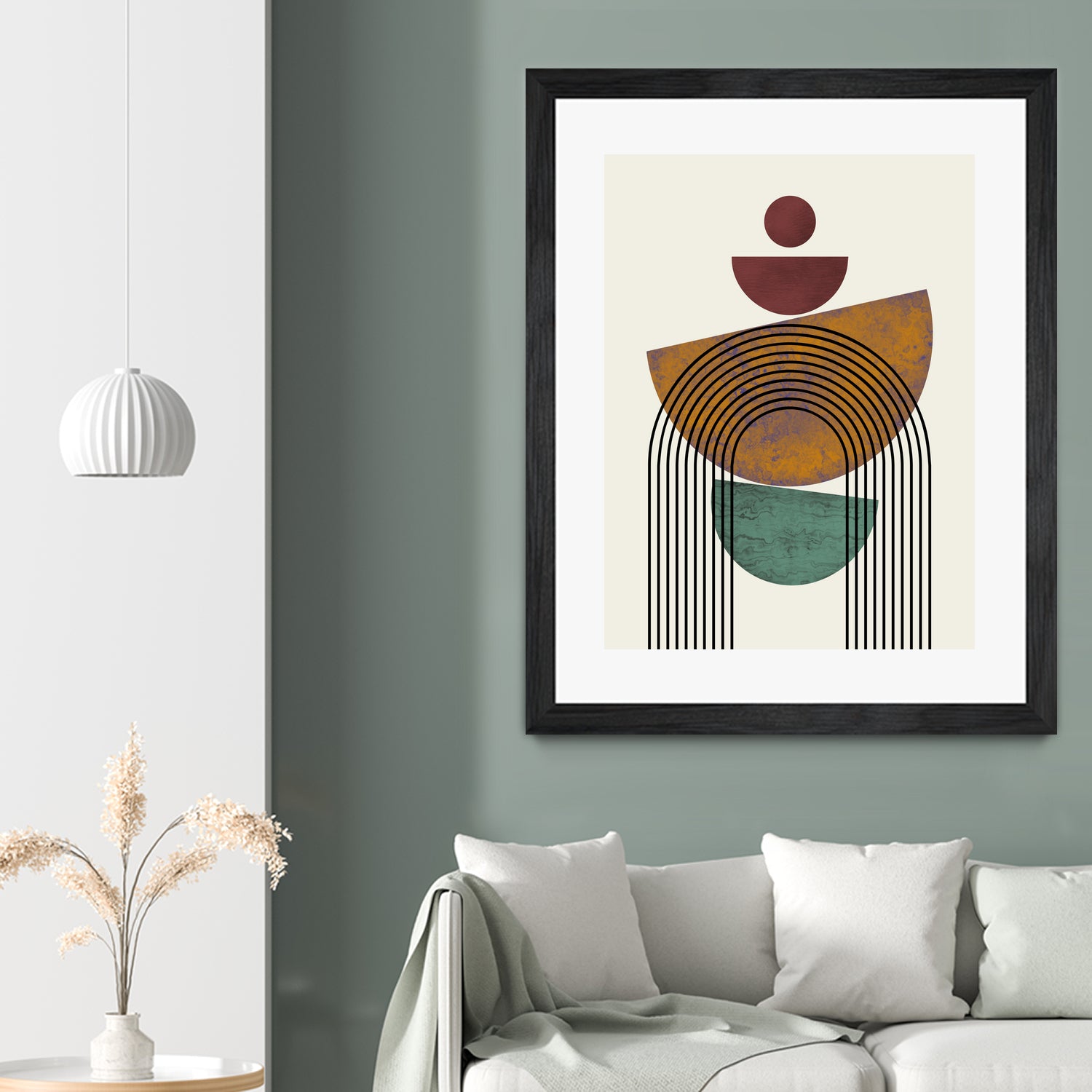Textured Mid Century Composition by Little Dean on GIANT ART - illustration abstract wall art