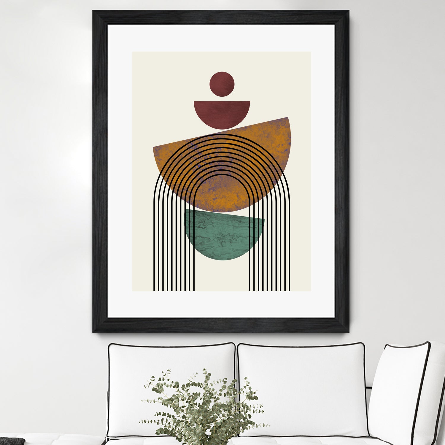 Textured Mid Century Composition by Little Dean on GIANT ART - illustration abstract wall art