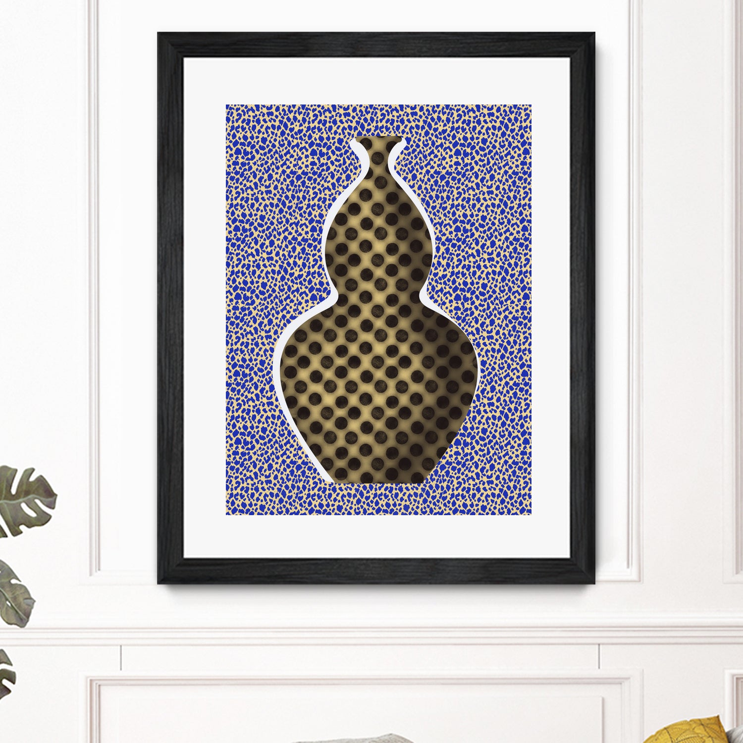 Polka Dot Vase by Little on GIANT ART - illustration vase