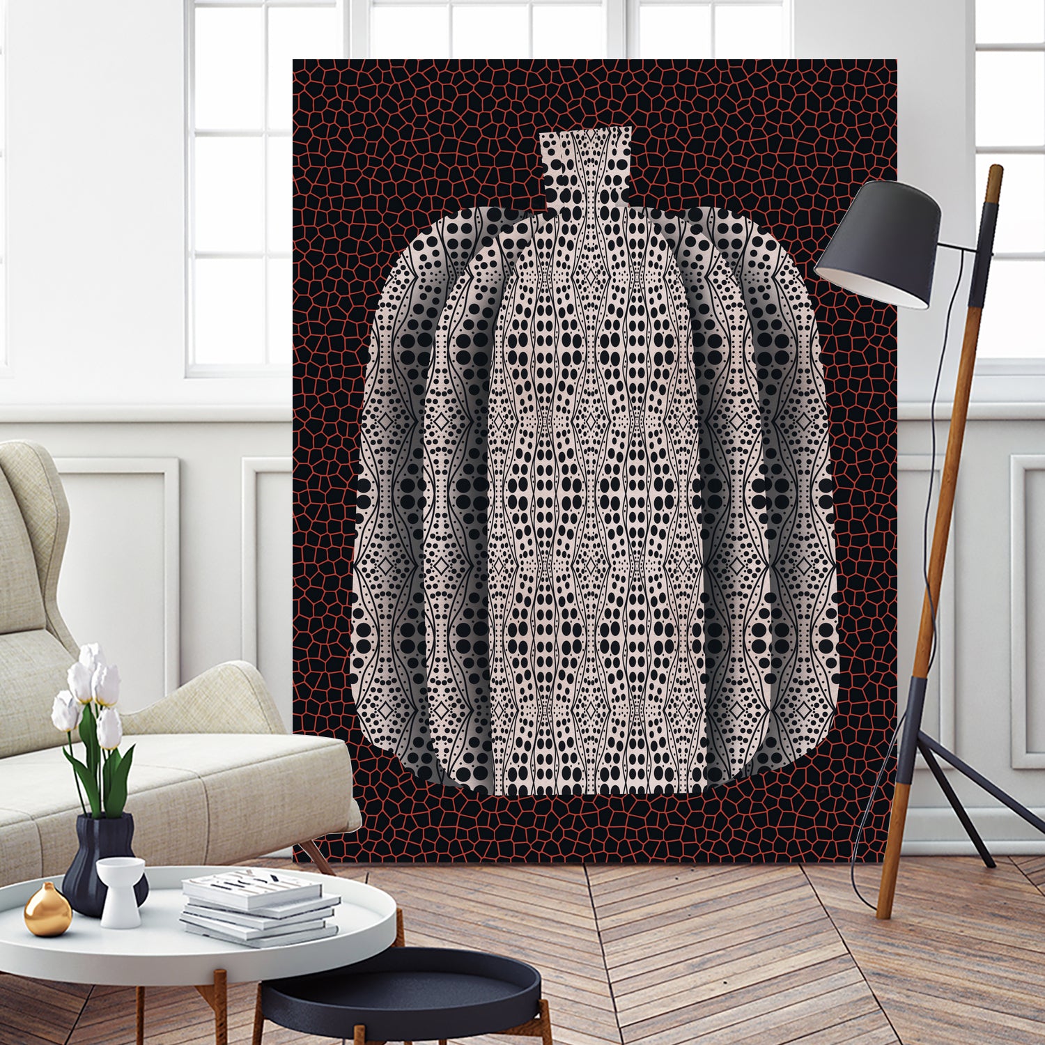 Pop Art Pumpkin Vase by Little on GIANT ART - illustration abstract