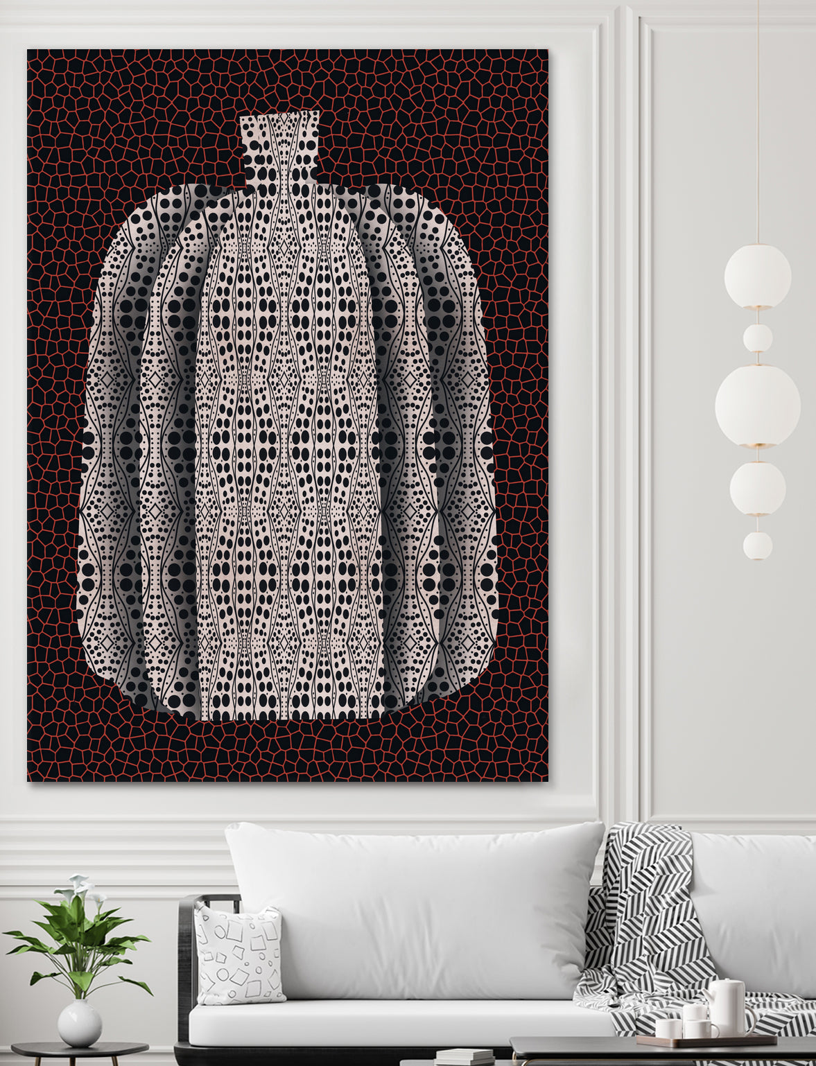 Pop Art Pumpkin Vase by Little on GIANT ART - illustration abstract