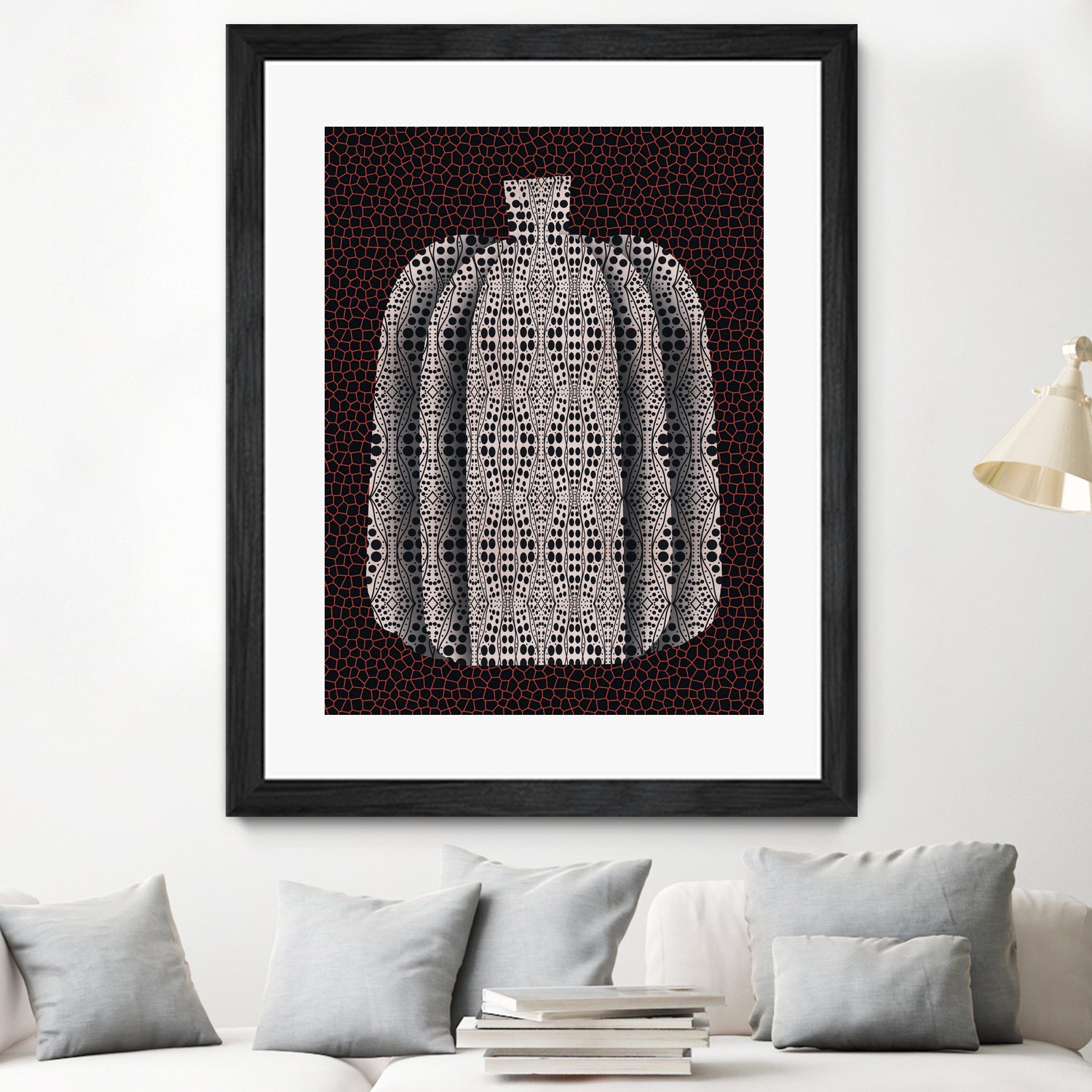 Pop Art Pumpkin Vase by Little on GIANT ART - illustration abstract