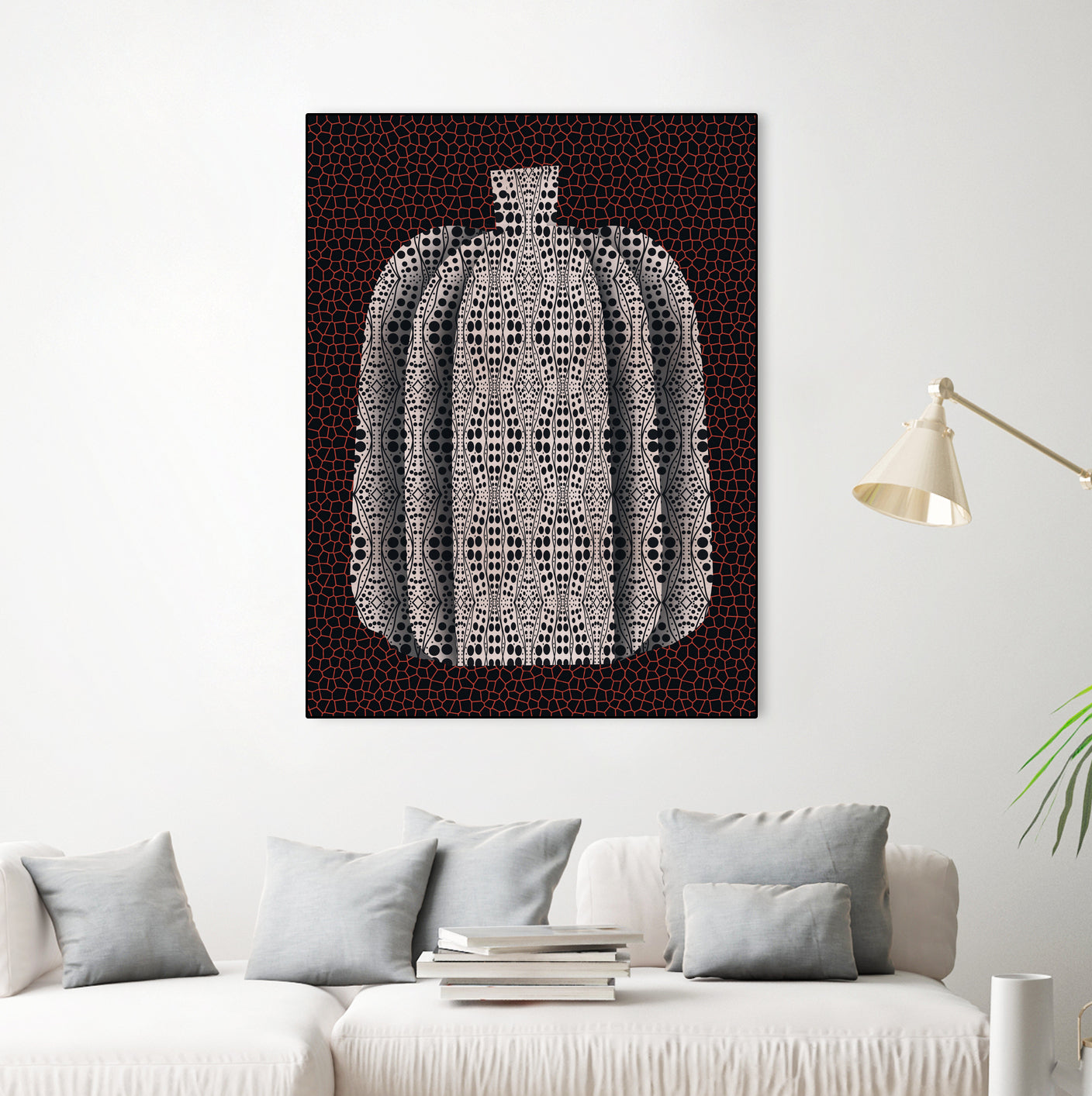 Pop Art Pumpkin Vase by Little on GIANT ART - illustration abstract