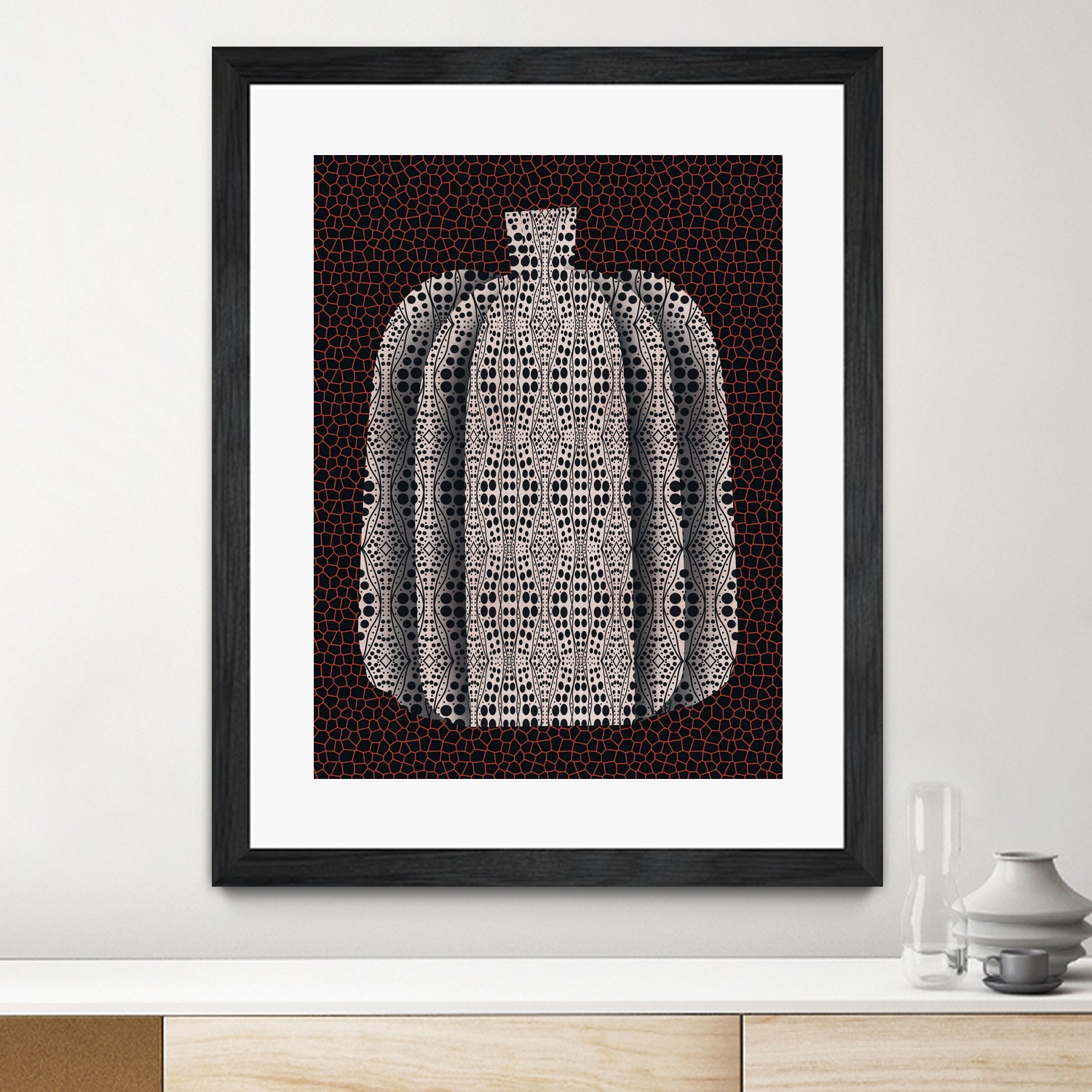 Pop Art Pumpkin Vase by Little on GIANT ART - illustration abstract