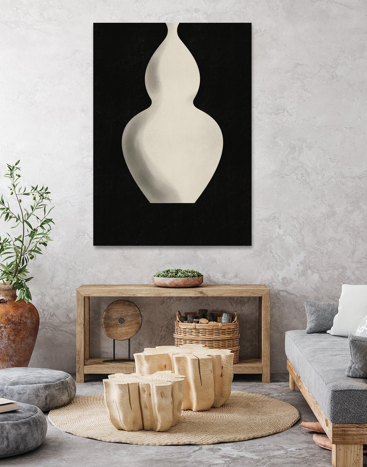 White Vase by Little on GIANT ART - illustration little dean