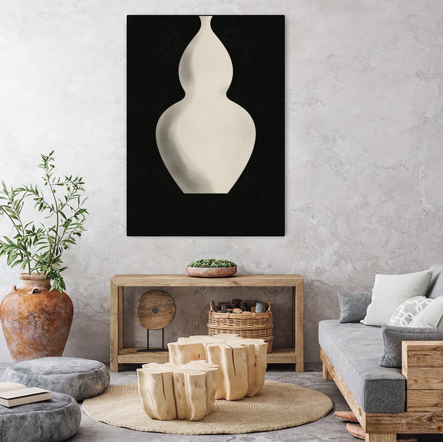 White Vase by Little on GIANT ART - illustration little dean