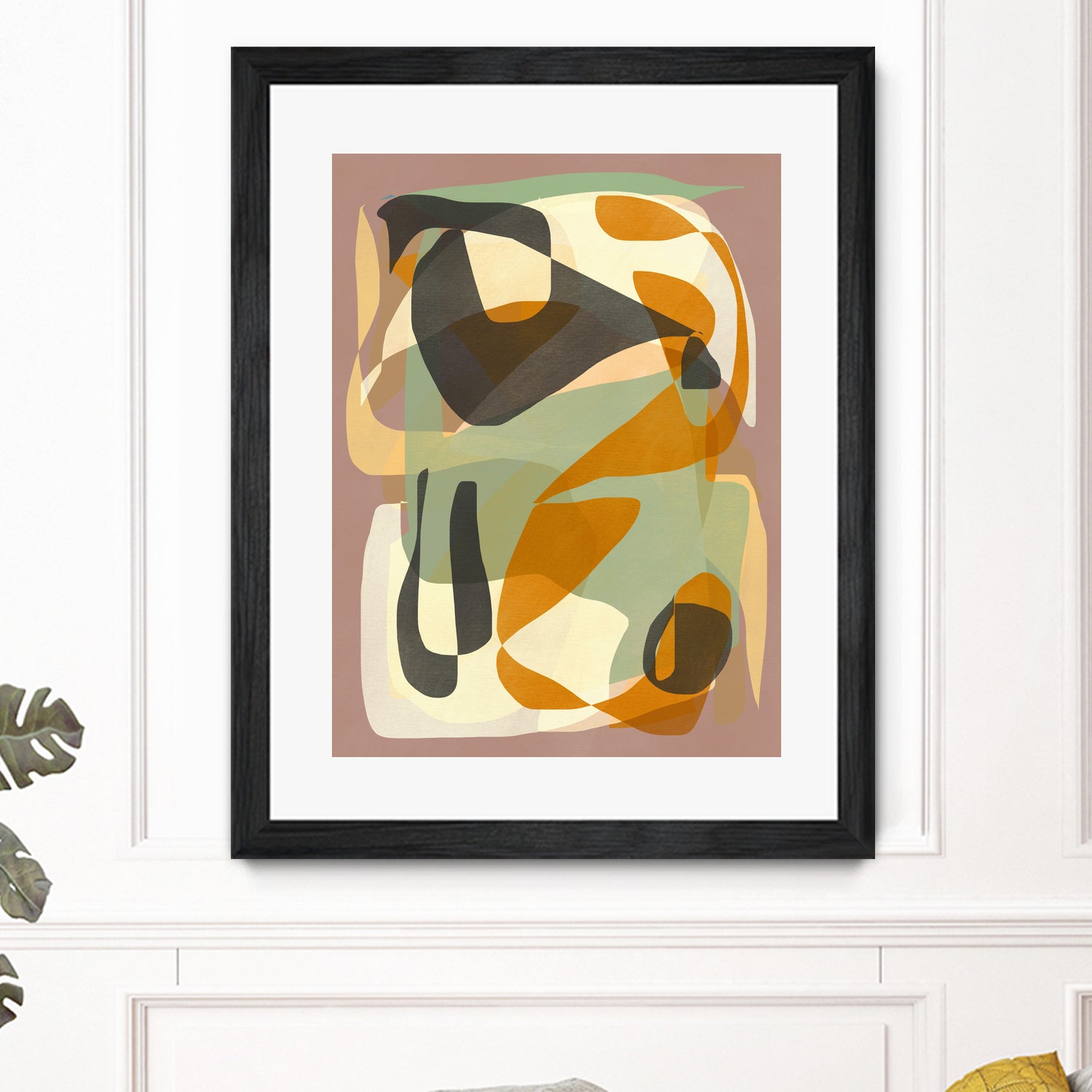 Luminous Ochre Abstract Infinity by Little Dean on GIANT ART - abstract