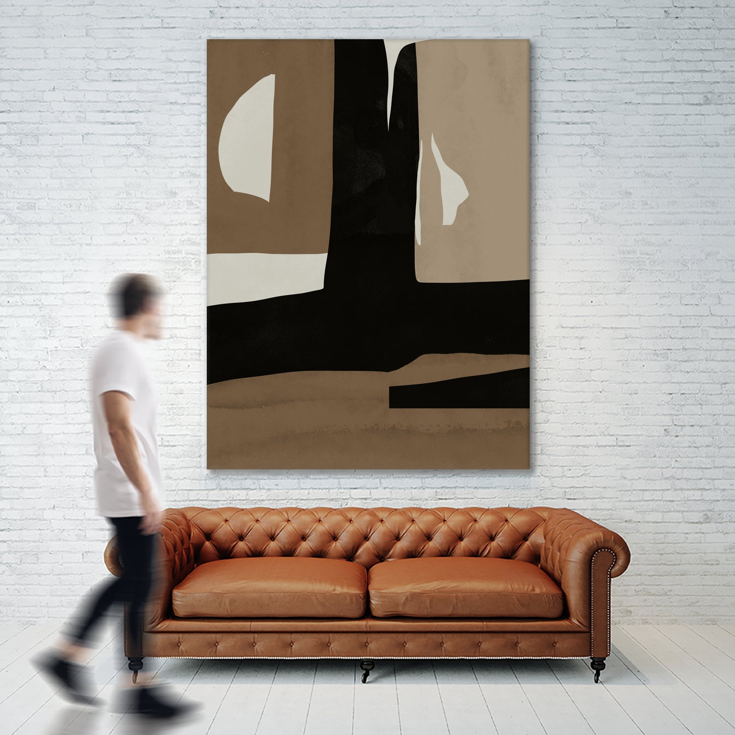 Inspo minimal neutral abstract 05 by Little Dean on GIANT ART