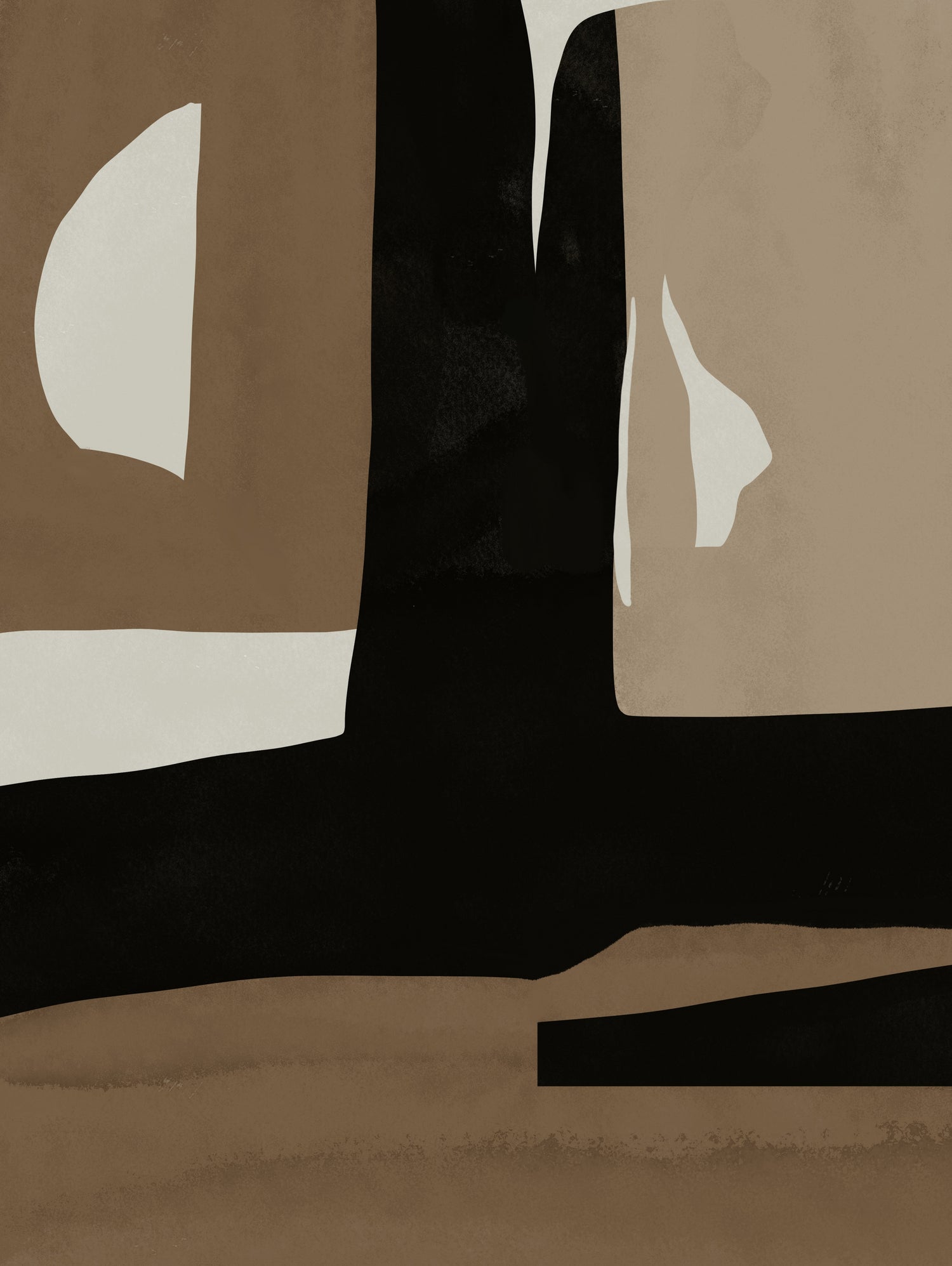 Inspo minimal neutral abstract 05 by Little Dean on GIANT ART