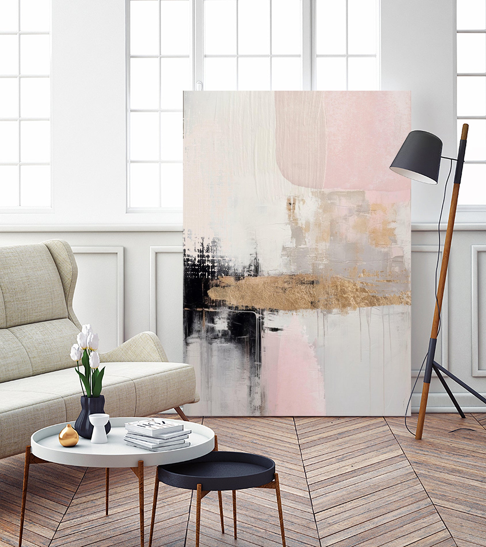 Pink sunrise by Sally on GIANT ART - ann moss