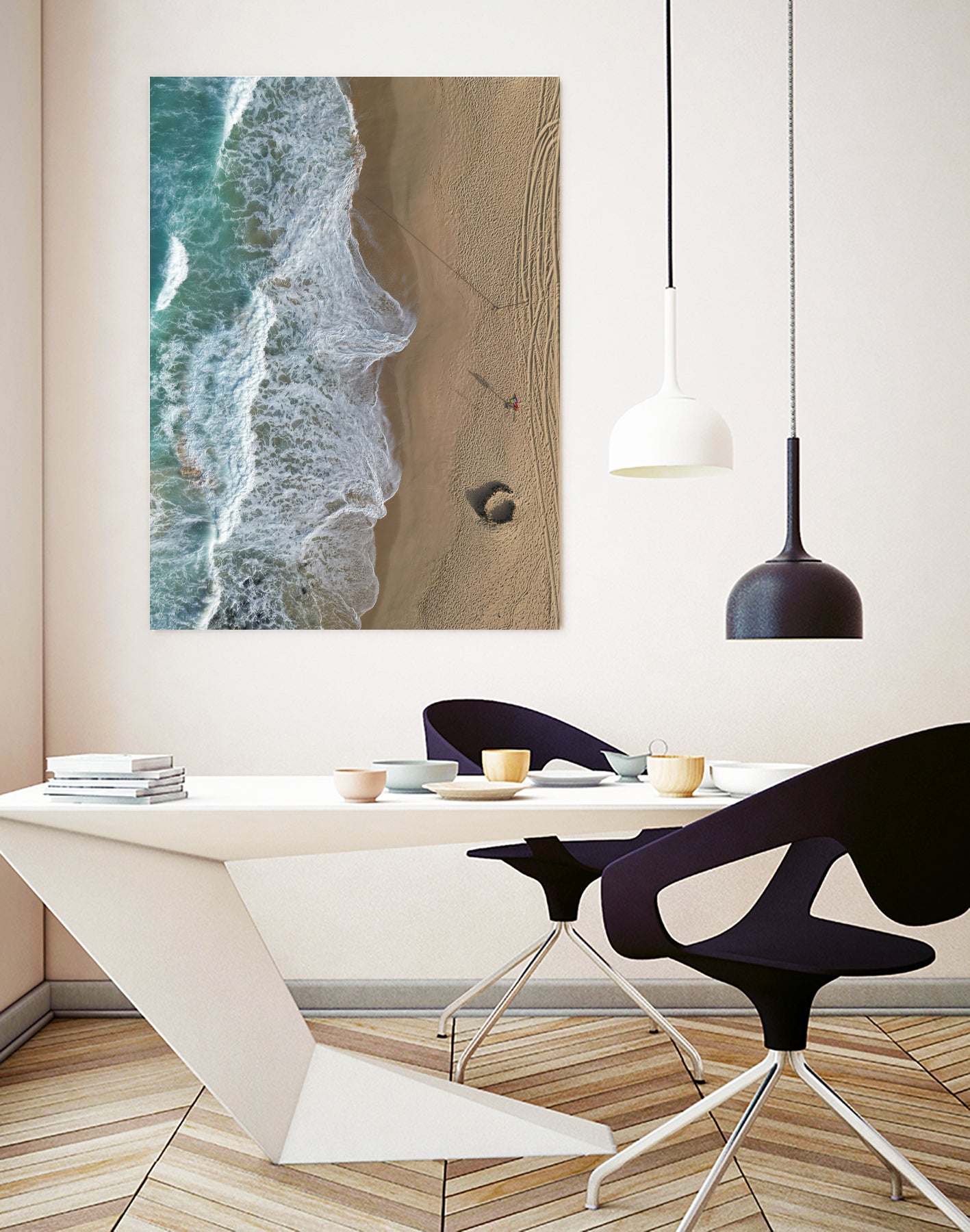 White Foam by Jose Curto on GIANT ART - photogrpahy cenital