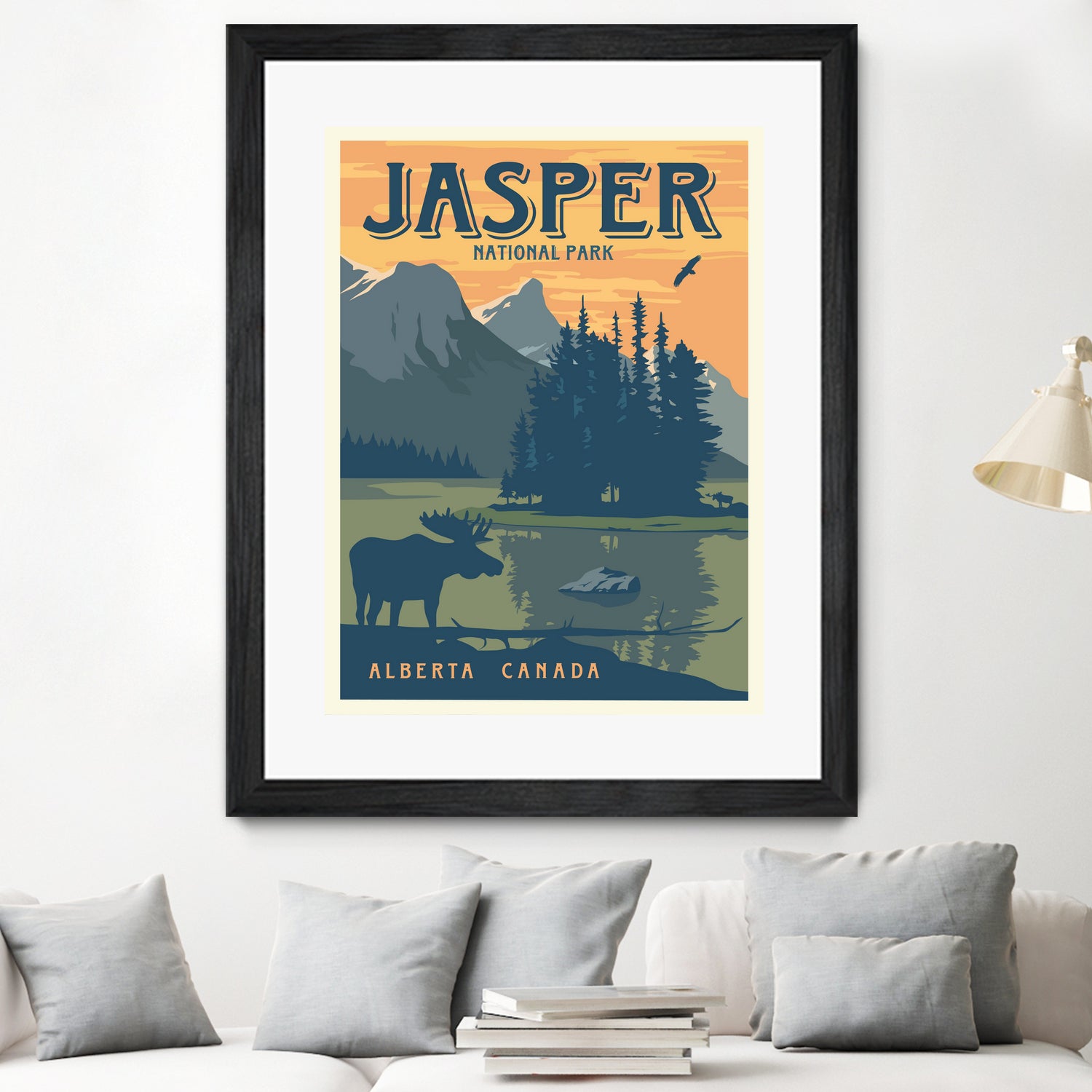 Jasper National Park by Retrodome on GIANT ART