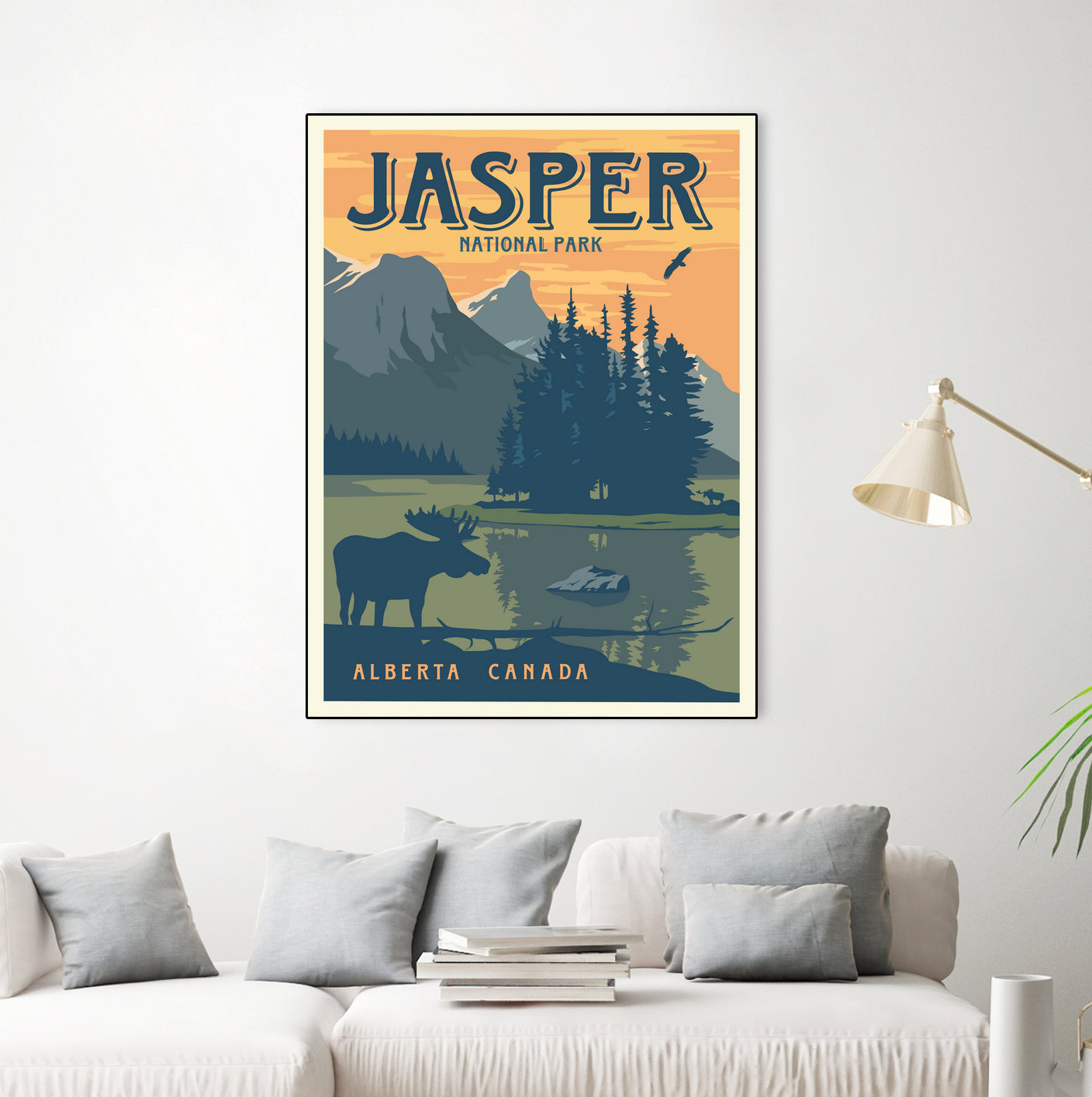 Jasper National Park by Retrodome on GIANT ART