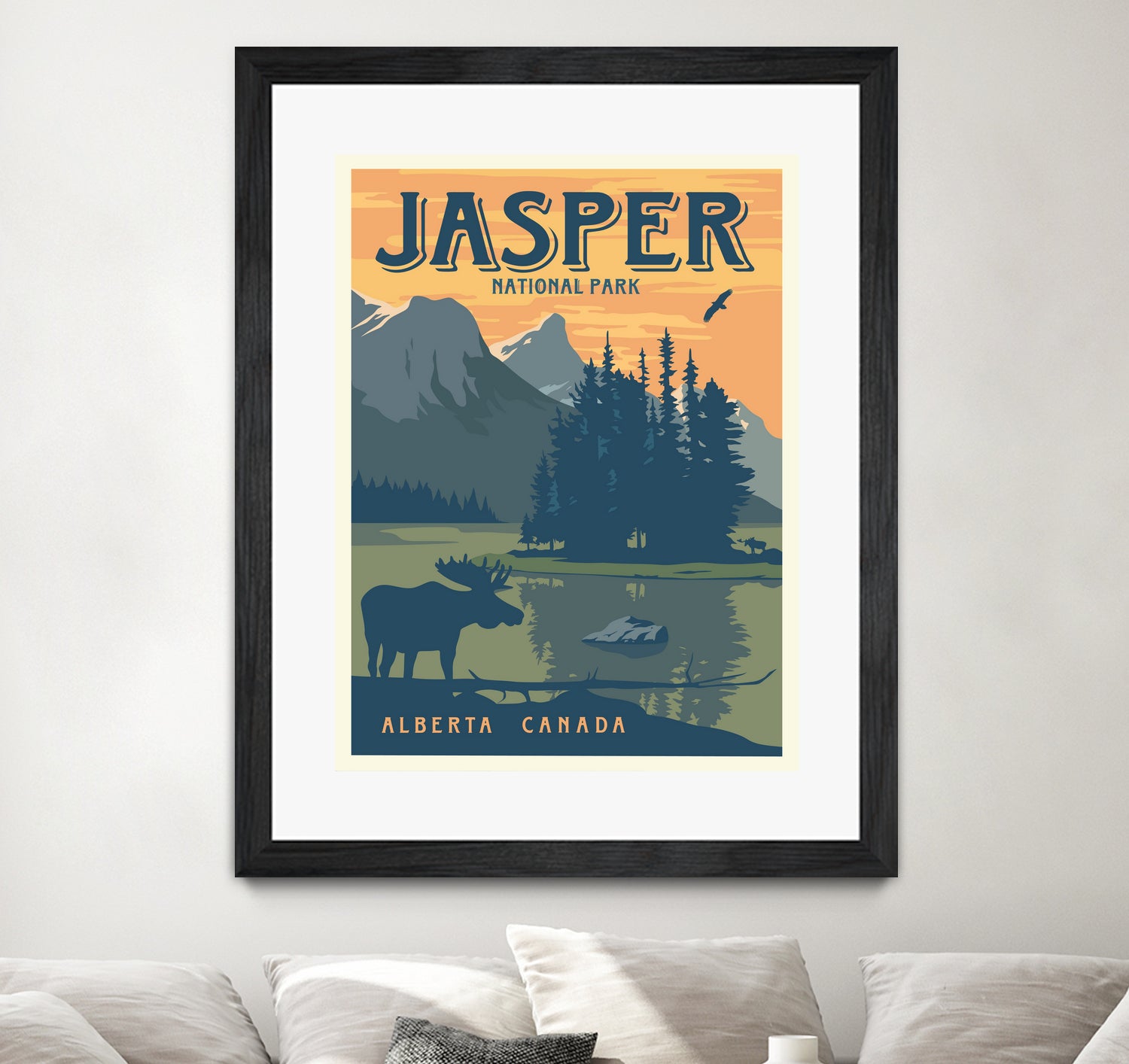 Jasper National Park by Retrodome on GIANT ART