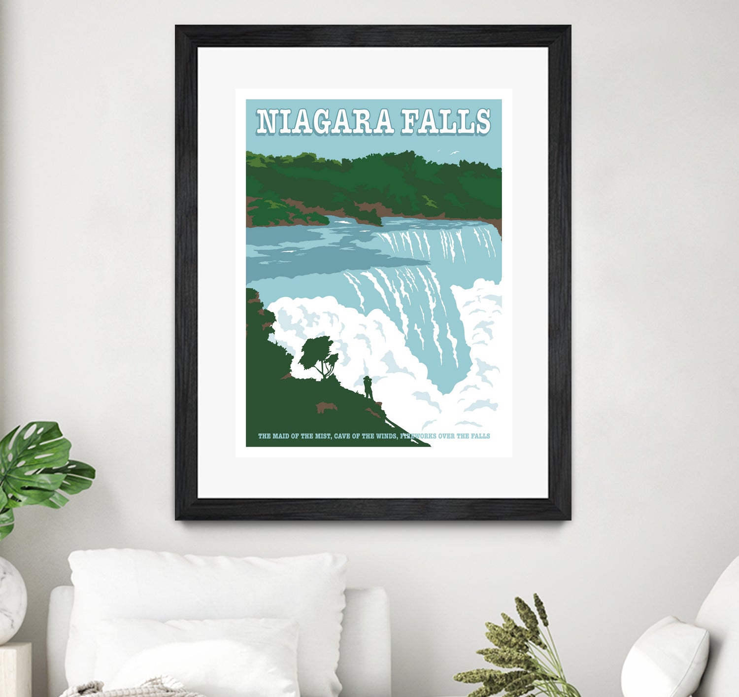 Niagara Falls Travel Print by Retrodrome on GIANT ART