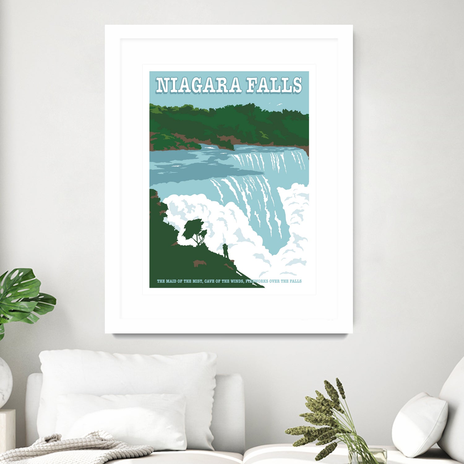 Niagara Falls Travel Print by Retrodrome on GIANT ART