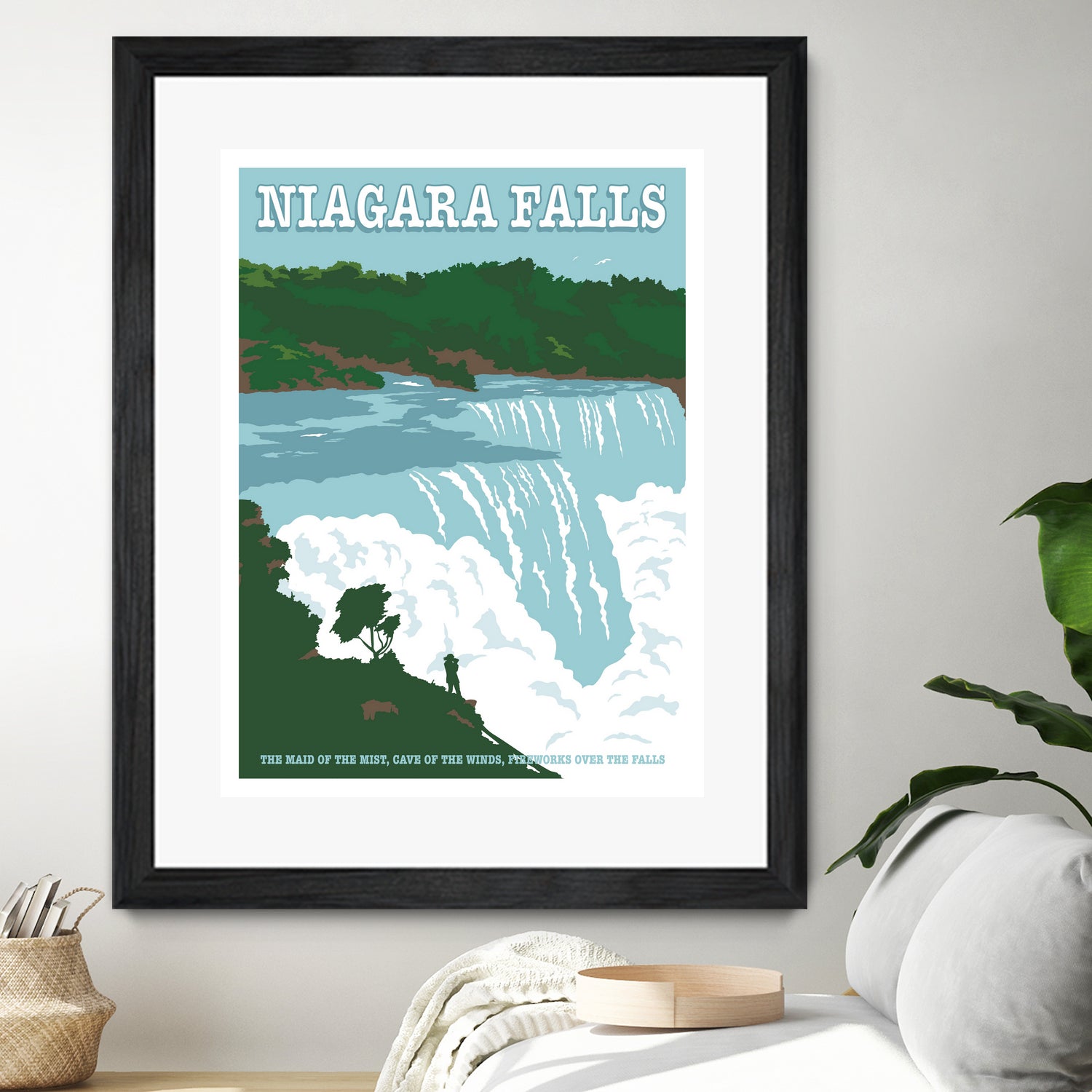 Niagara Falls Travel Print by Retrodrome on GIANT ART