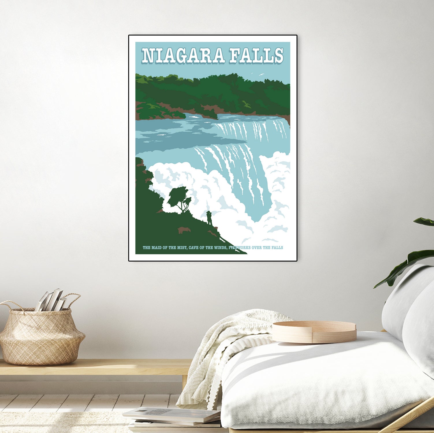 Niagara Falls Travel Print by Retrodrome on GIANT ART