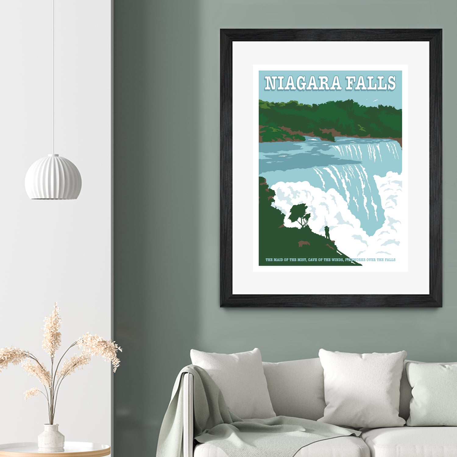 Niagara Falls Travel Print by Retrodrome on GIANT ART