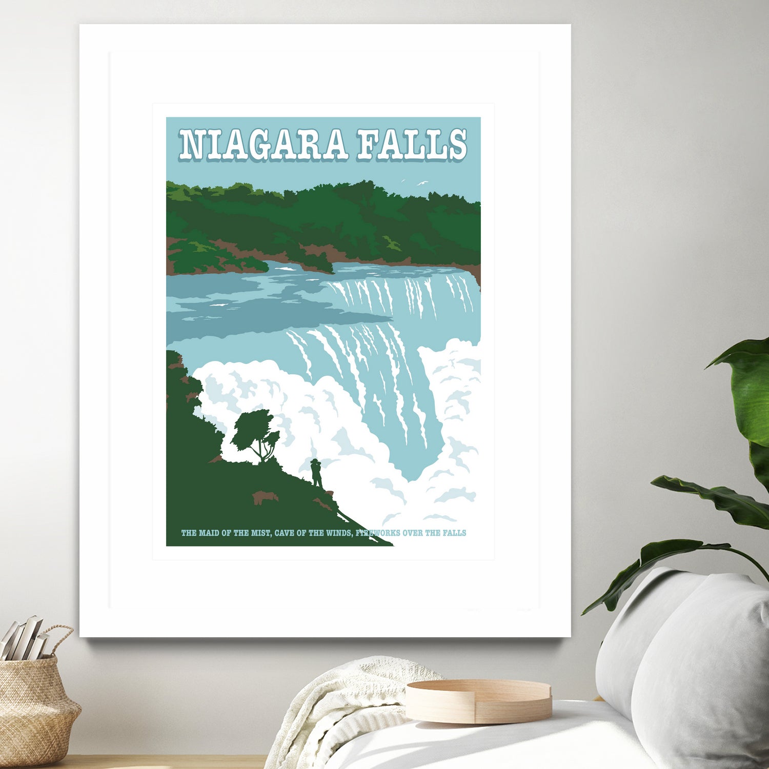 Niagara Falls Travel Print by Retrodrome on GIANT ART