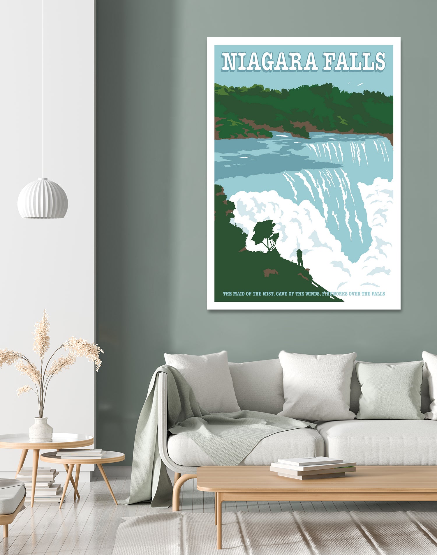 Niagara Falls Travel Print by Retrodrome on GIANT ART