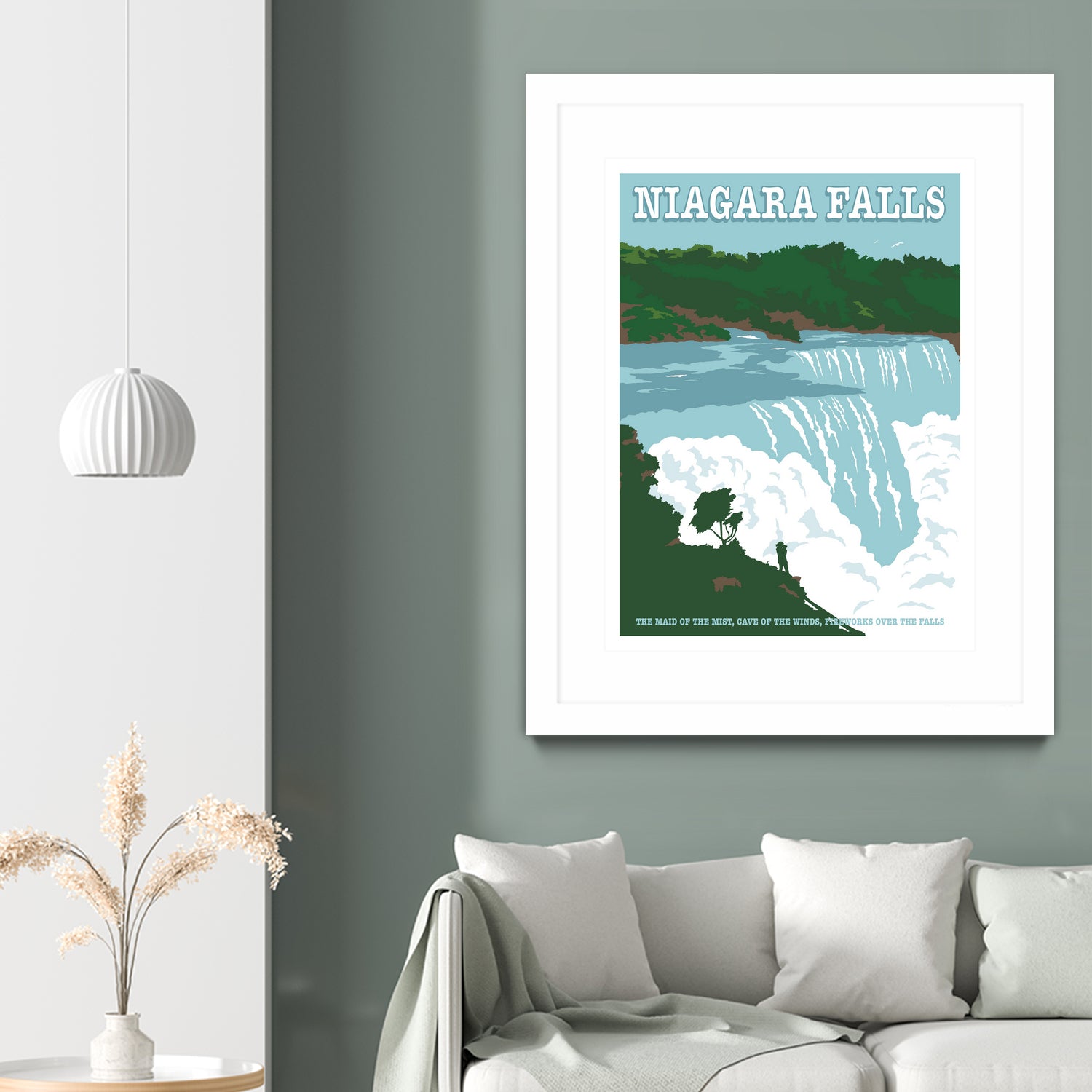Niagara Falls Travel Print by Retrodrome on GIANT ART