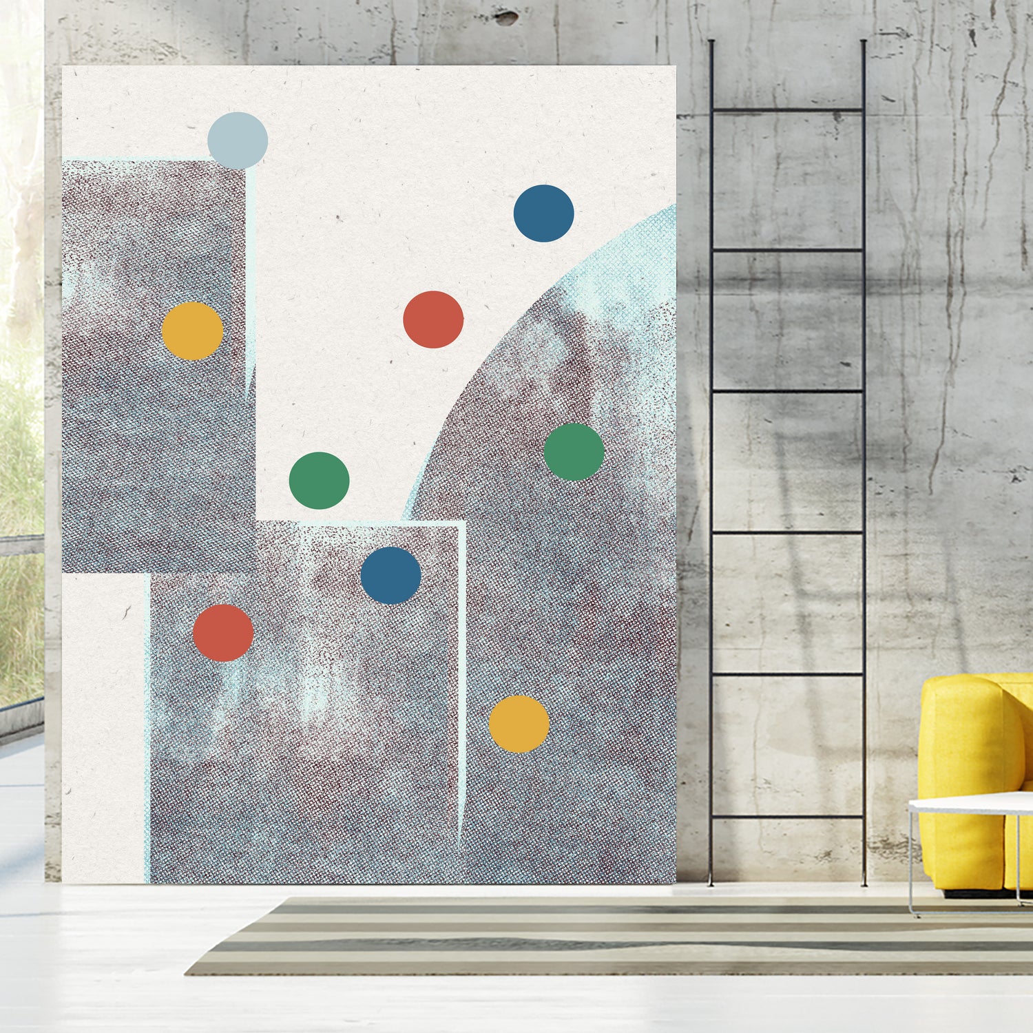 Retro Dots No.1 by The Miuus Studio on GIANT ART - abstractt