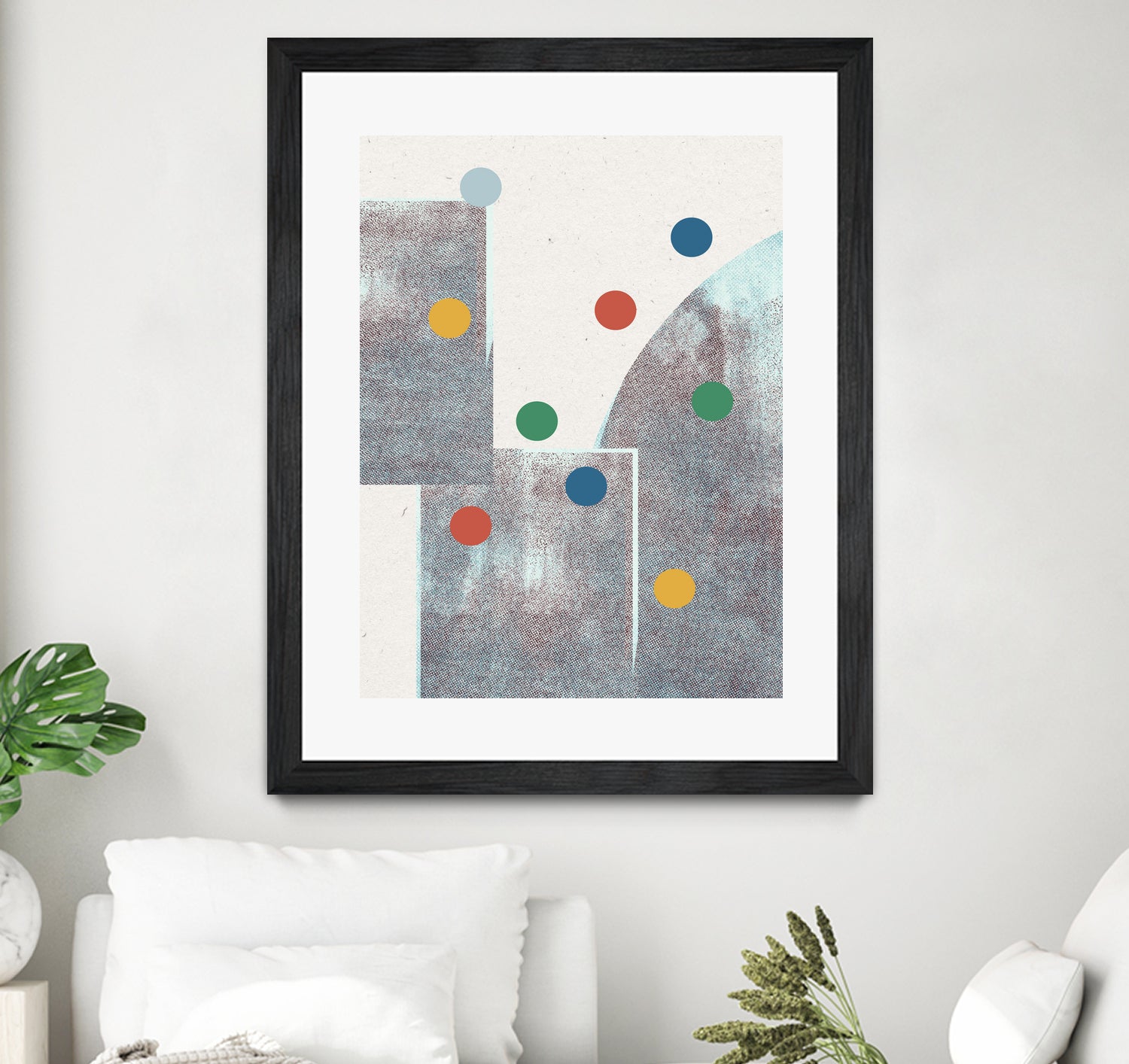 Retro Dots No.1 by The Miuus Studio on GIANT ART - abstractt