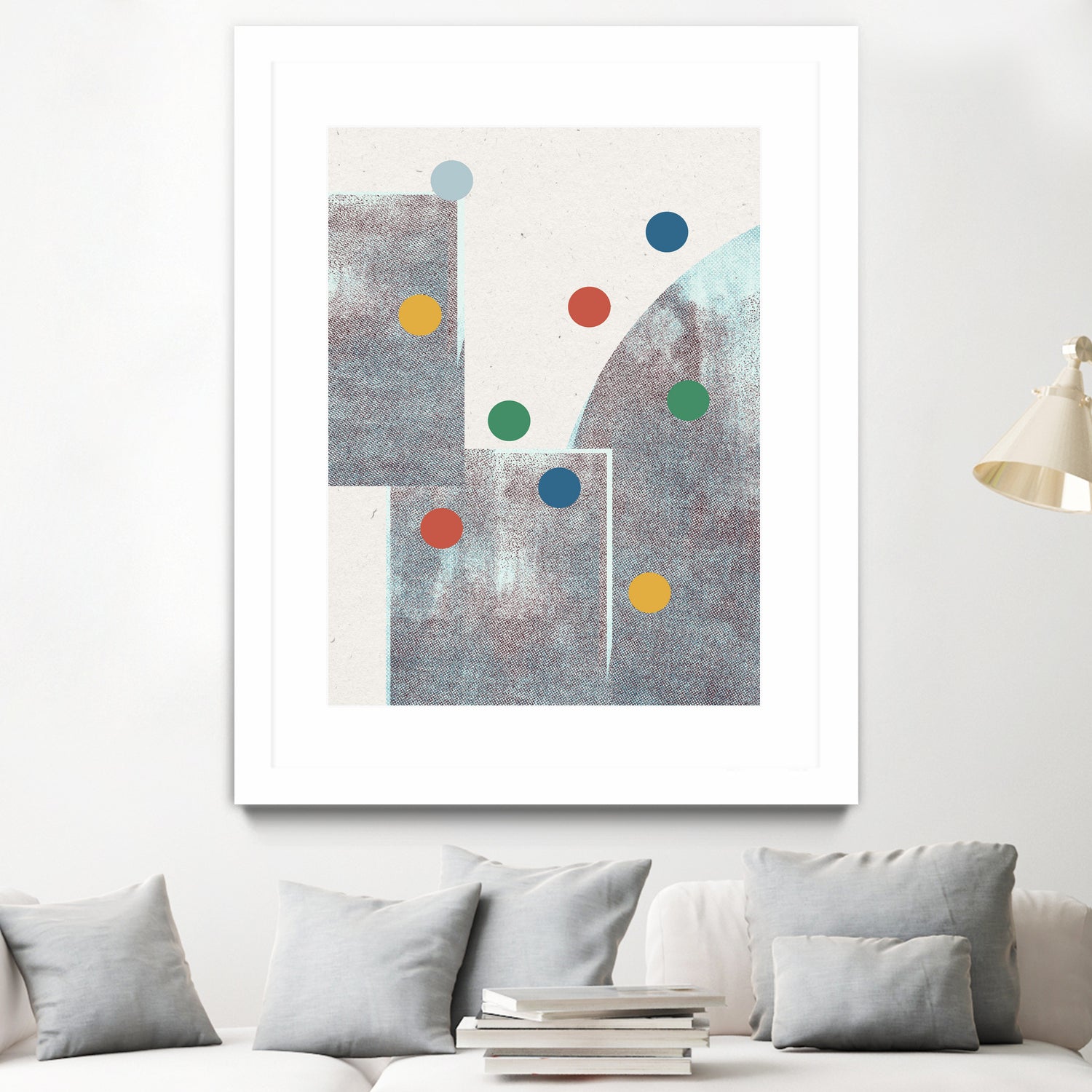 Retro Dots No.1 by The Miuus Studio on GIANT ART - abstractt