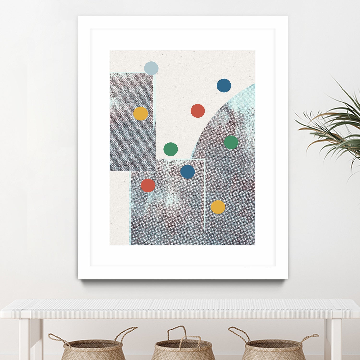 Retro Dots No.1 by The Miuus Studio on GIANT ART - abstractt