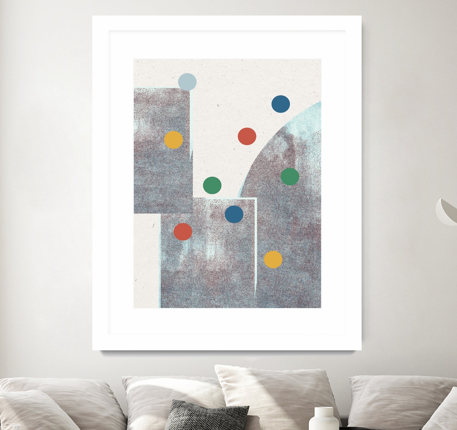 Retro Dots No.1 by The Miuus Studio on GIANT ART - abstractt