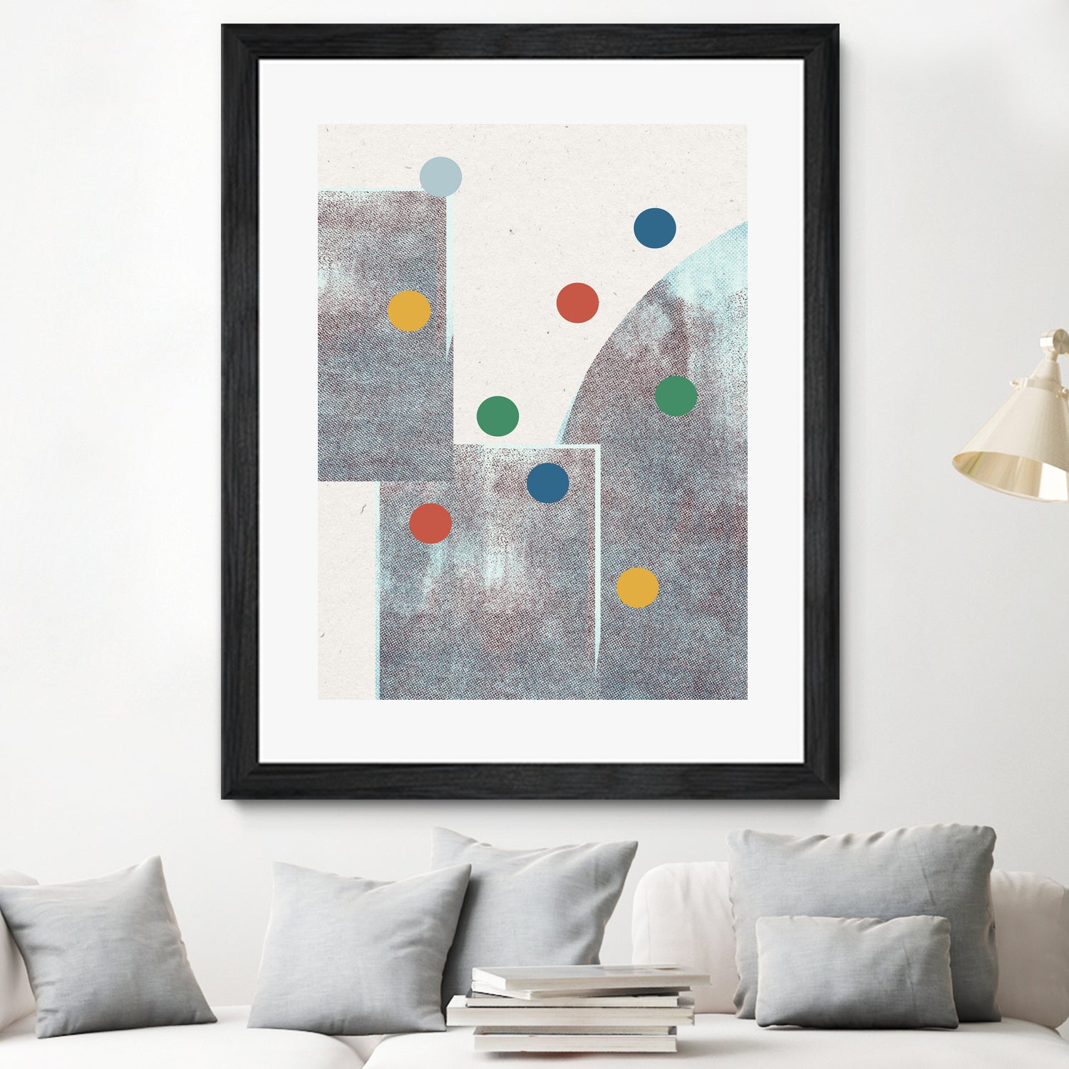 Retro Dots No.1 by The Miuus Studio on GIANT ART - abstractt