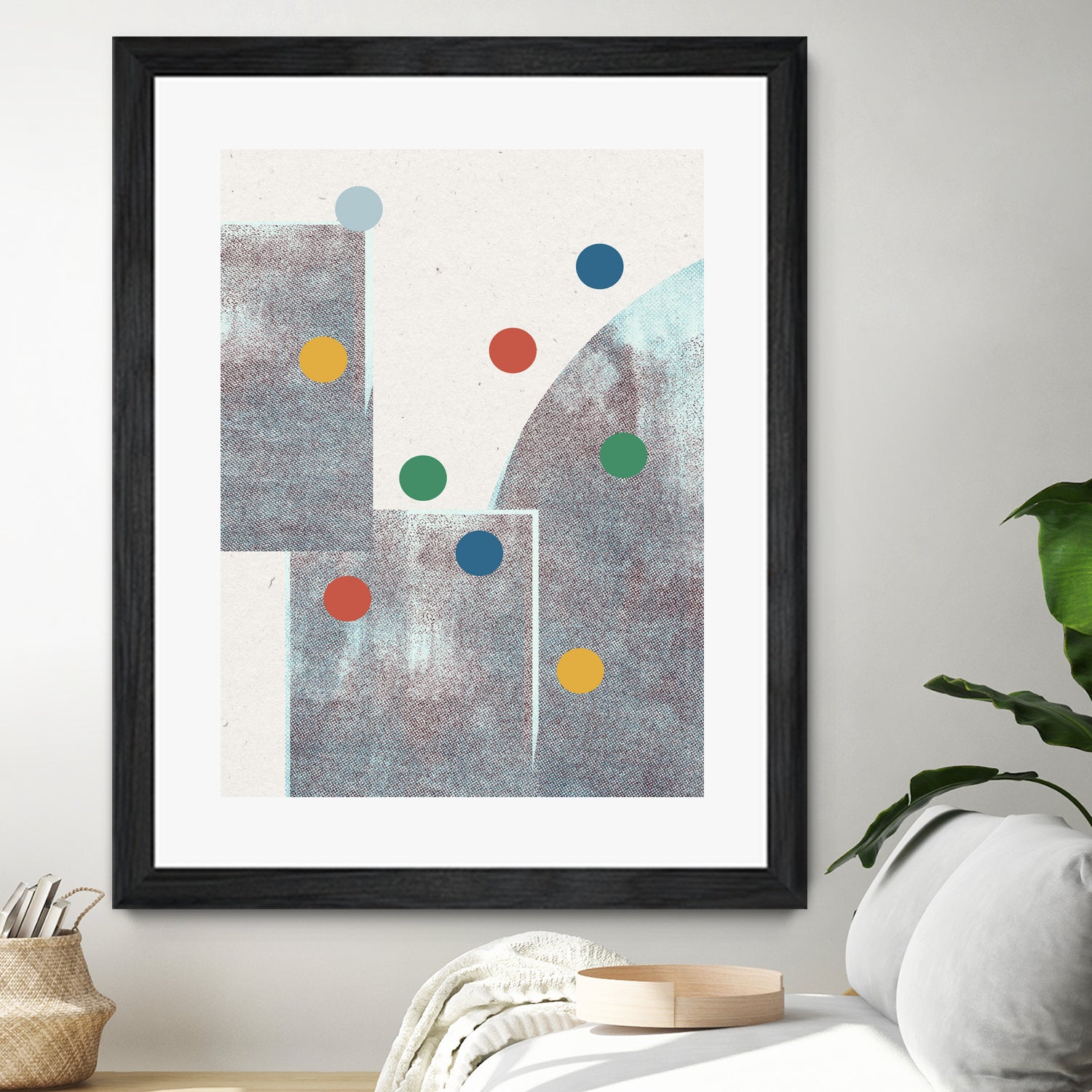 Retro Dots No.1 by The Miuus Studio on GIANT ART - abstractt