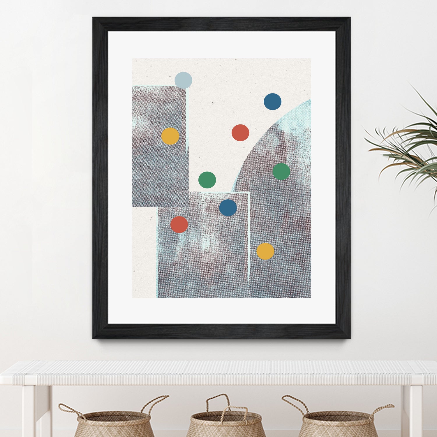 Retro Dots No.1 by The Miuus Studio on GIANT ART - abstractt