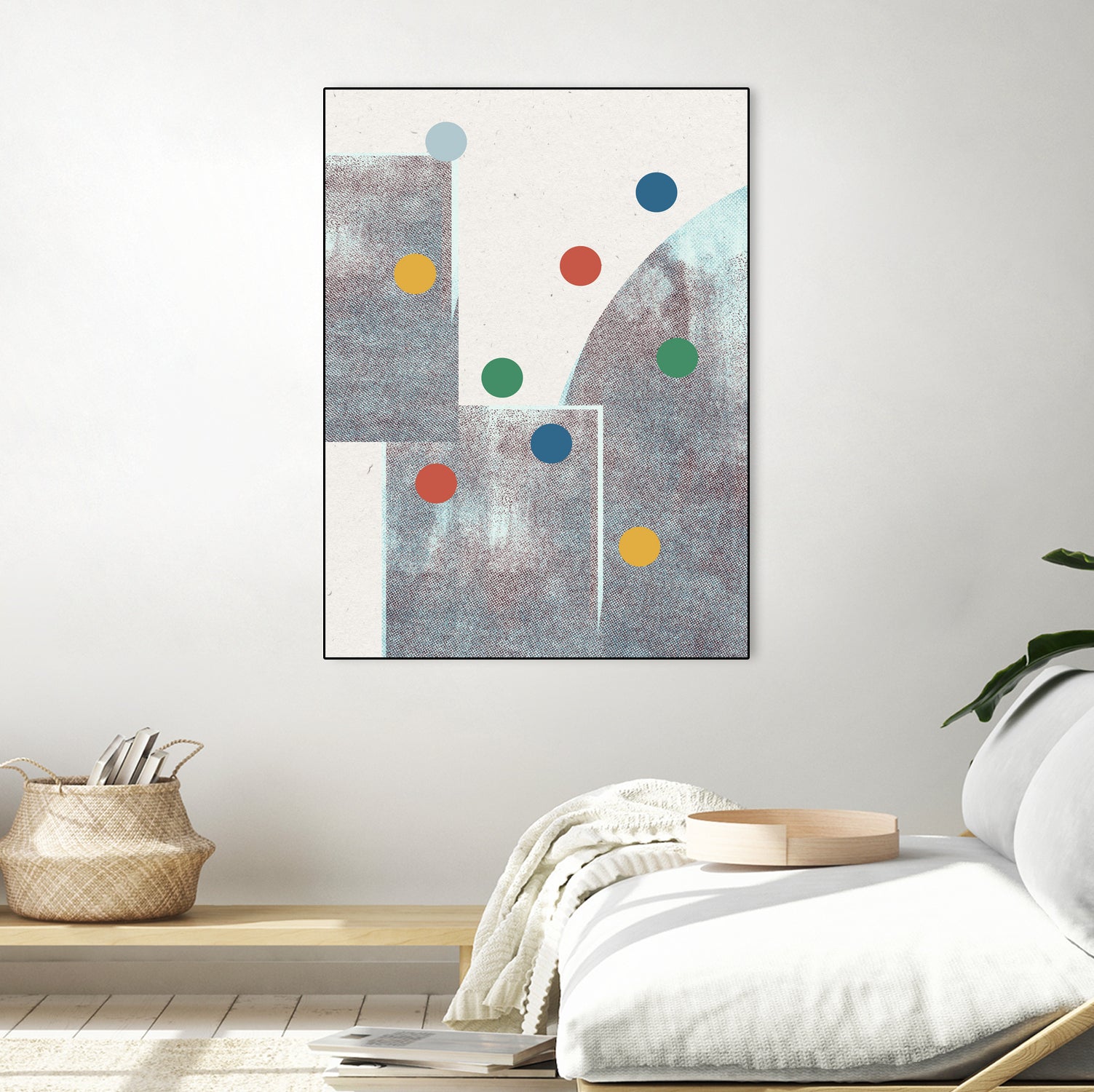 Retro Dots No.1 by The Miuus Studio on GIANT ART - abstractt