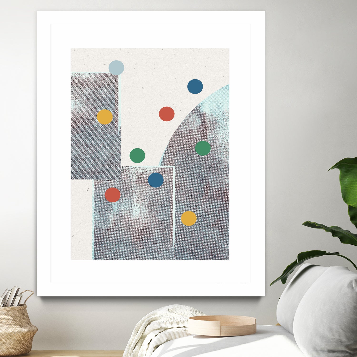 Retro Dots No.1 by The Miuus Studio on GIANT ART - abstractt