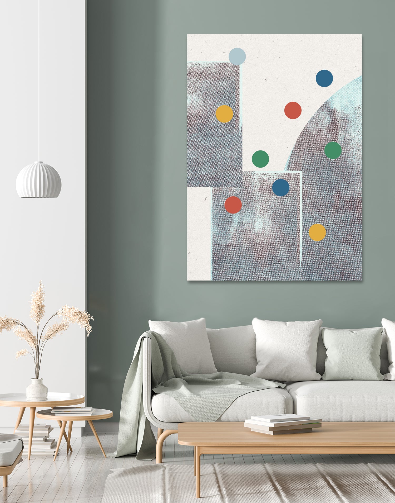 Retro Dots No.1 by The Miuus Studio on GIANT ART - abstractt