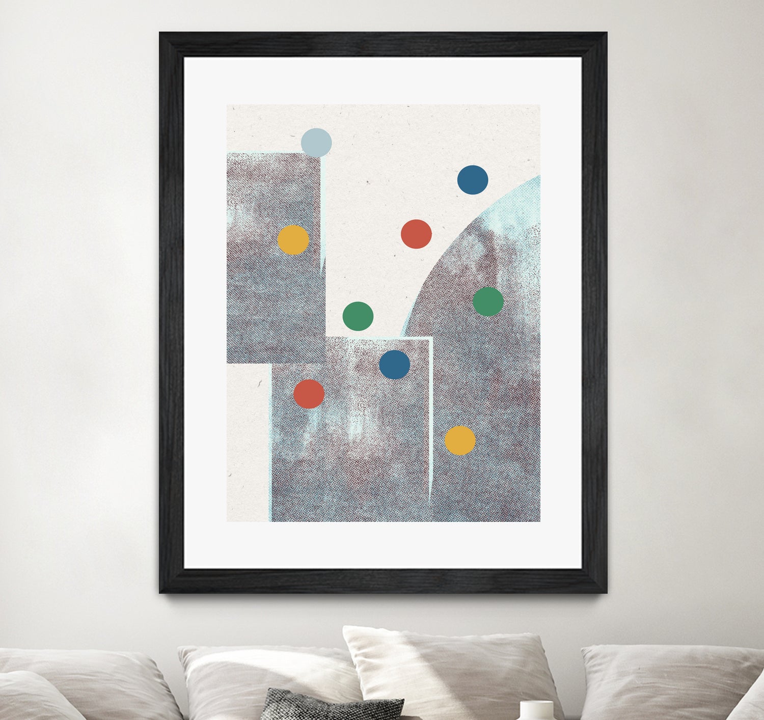 Retro Dots No.1 by The Miuus Studio on GIANT ART - abstractt